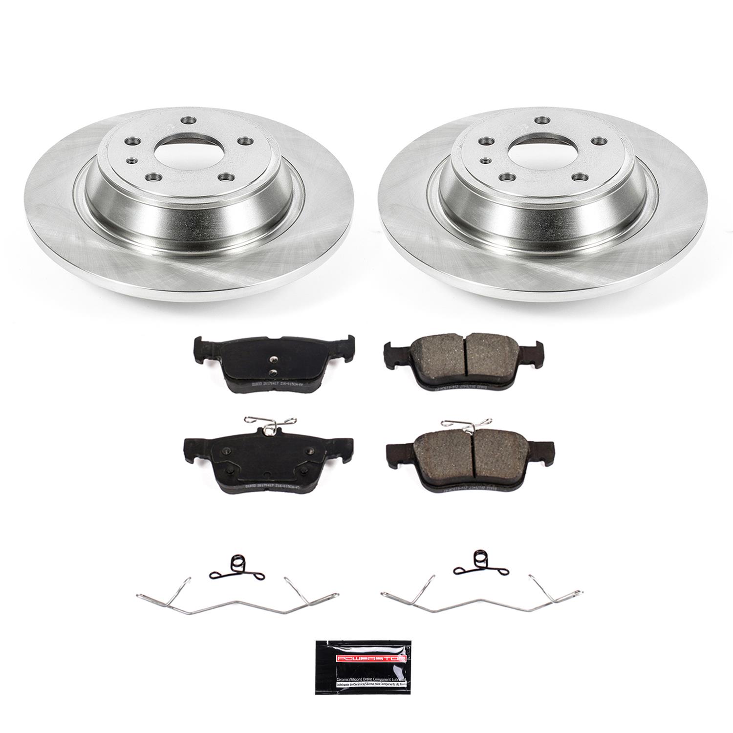 Power Stop 2020 Ford Fusion Front & Rear Autospecialty Brake Kit (1x psbKOE6399, 1x psbKOE8533) thumbnail 5