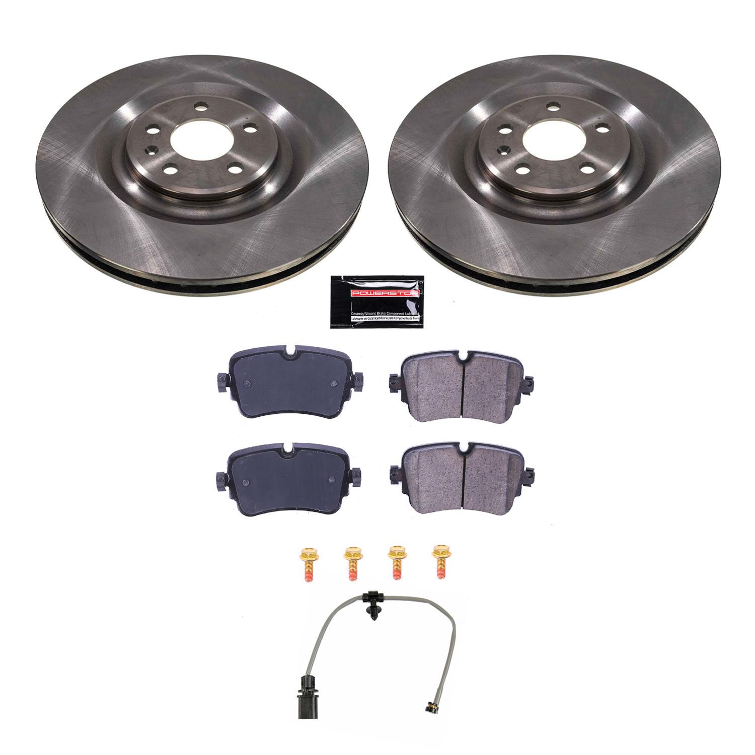 Power Stop KOE8571 Power Stop Z17 Evolution Plus Stock Replacement Brake Kits Summit Racing