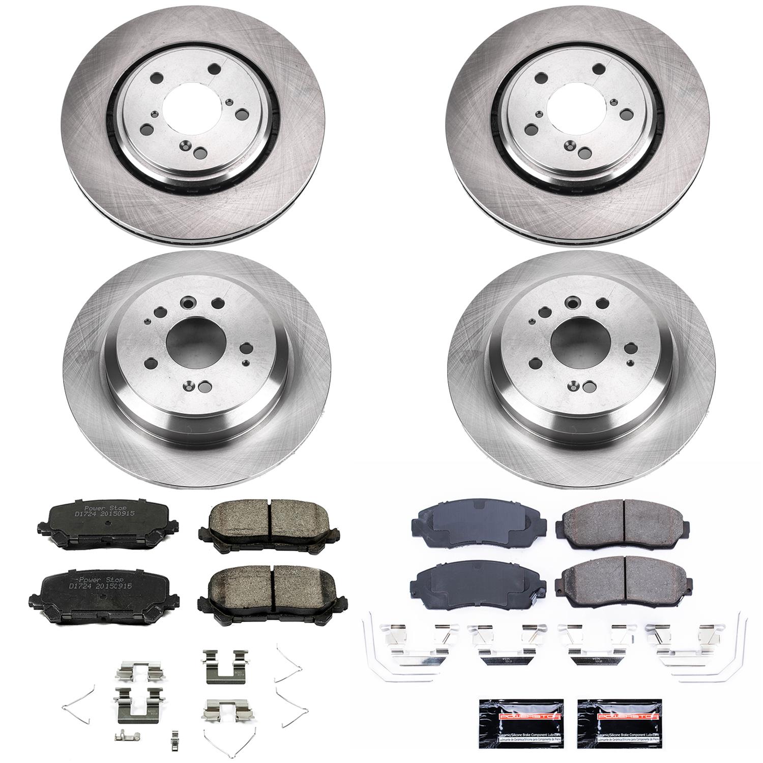 Power Stop 19-20 Honda Passport Front & Rear Autospecialty Brake Kit (1x psbKOE6959, 1x psbKOE7727) thumbnail 6