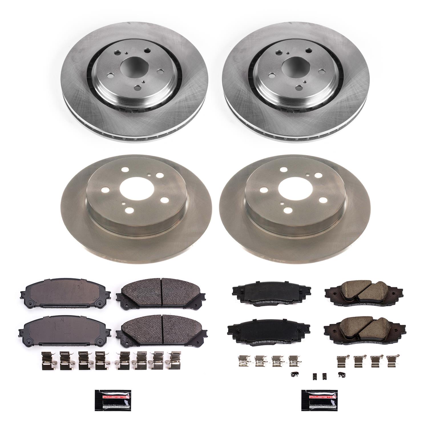 Power Stop 20-21 Toyota Avalon Front & Rear Autospecialty Brake Kit (1x psbKOE7688, 1x psbKOE8333) thumbnail 9