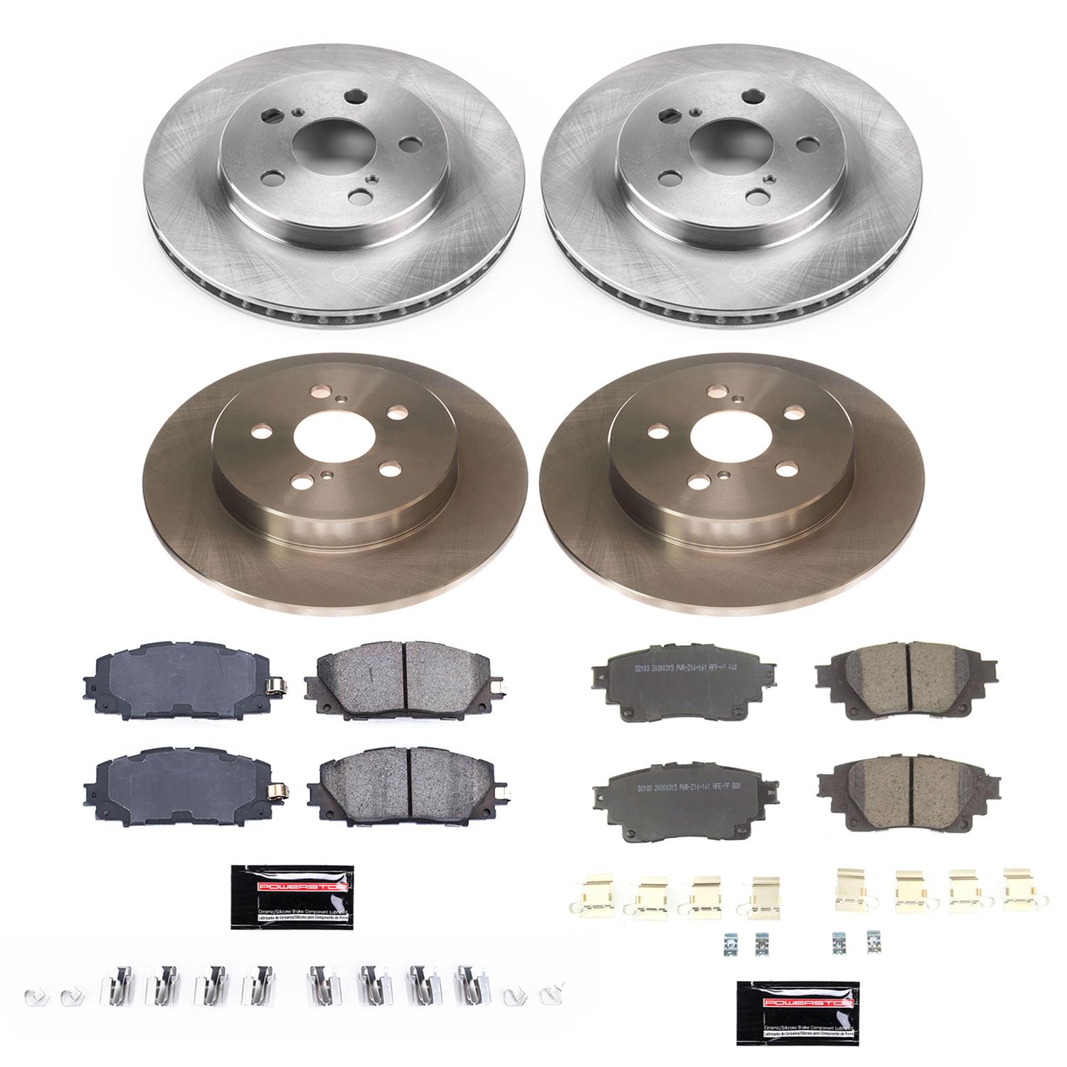 Power Stop 20-21 Toyota Corolla Front & Rear Autospecialty Brake Kit (1x psbKOE7701, 1x psbKOE8336) thumbnail 9