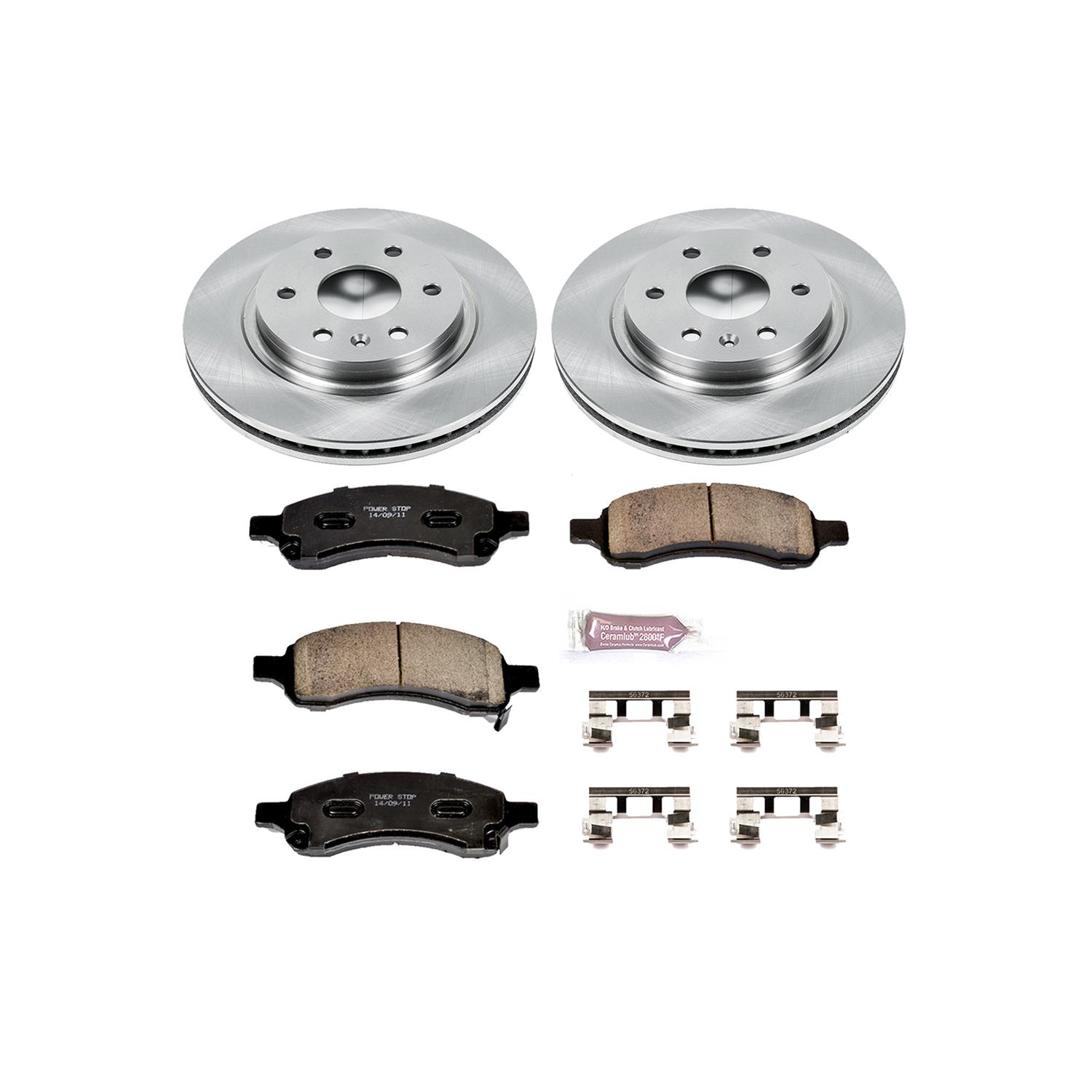 Power Stop 20-22 Lincoln Aviator Front and Rear Autospecialty Brake Kit (1x psbKOE8682, 1x psbKOE8672) thumbnail 8