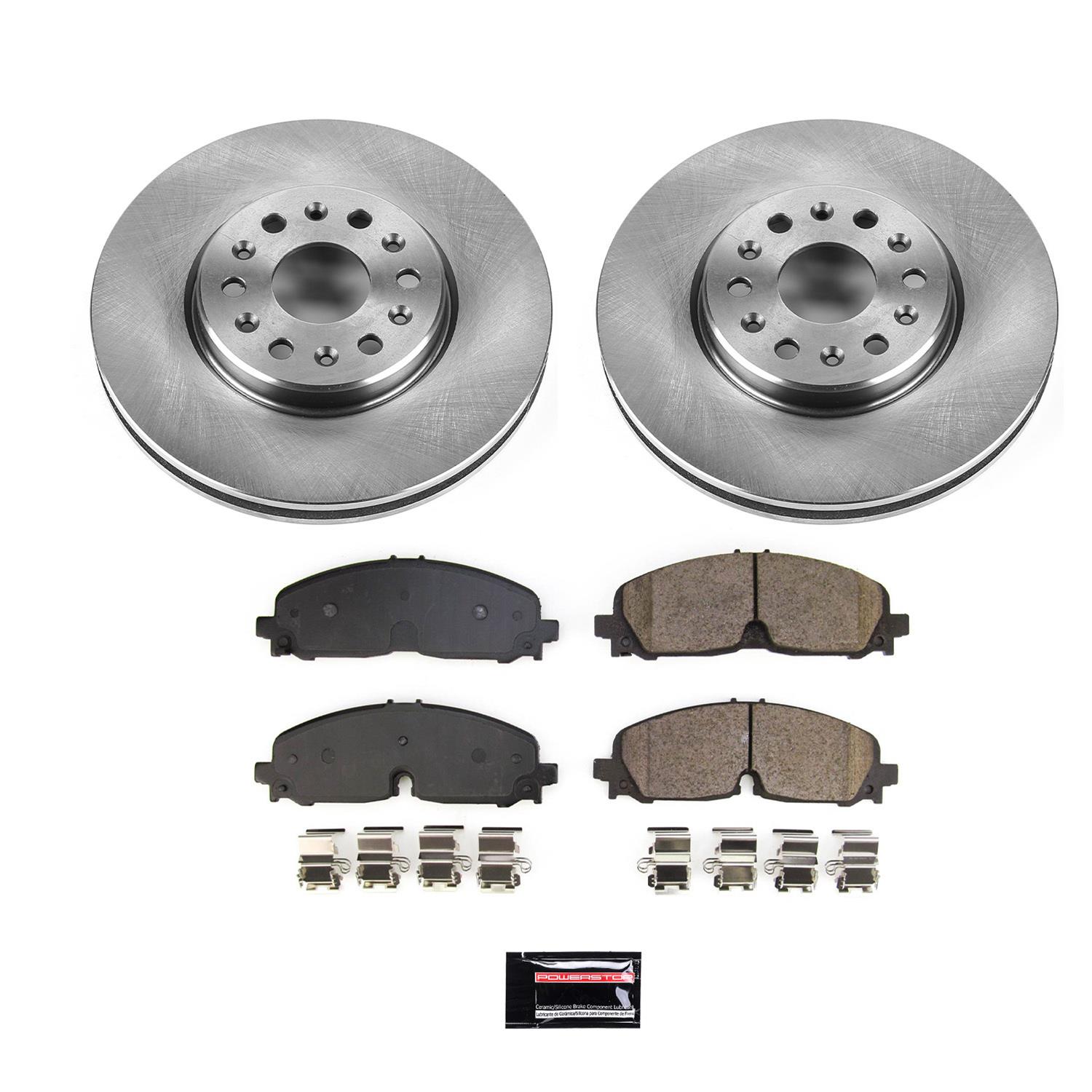 Power Stop 2021 GMC Acadia Front & Rear Autospecialty Brake Kit (1x psbKOE8683, 1x psbKOE8739) thumbnail 8
