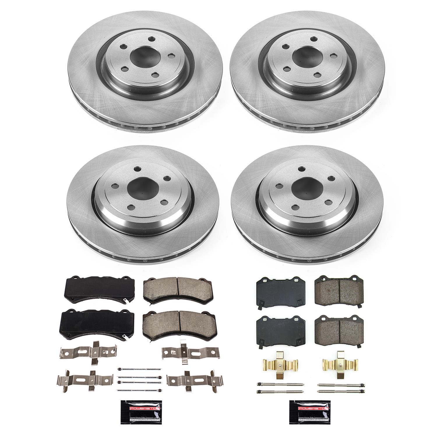 Power Stop 18-20 Dodge Durango Front & Rear Autospecialty Brake Kit (2x psbAR83080, 1x psb17-1405, 1x psbKOE8758) thumbnail 4