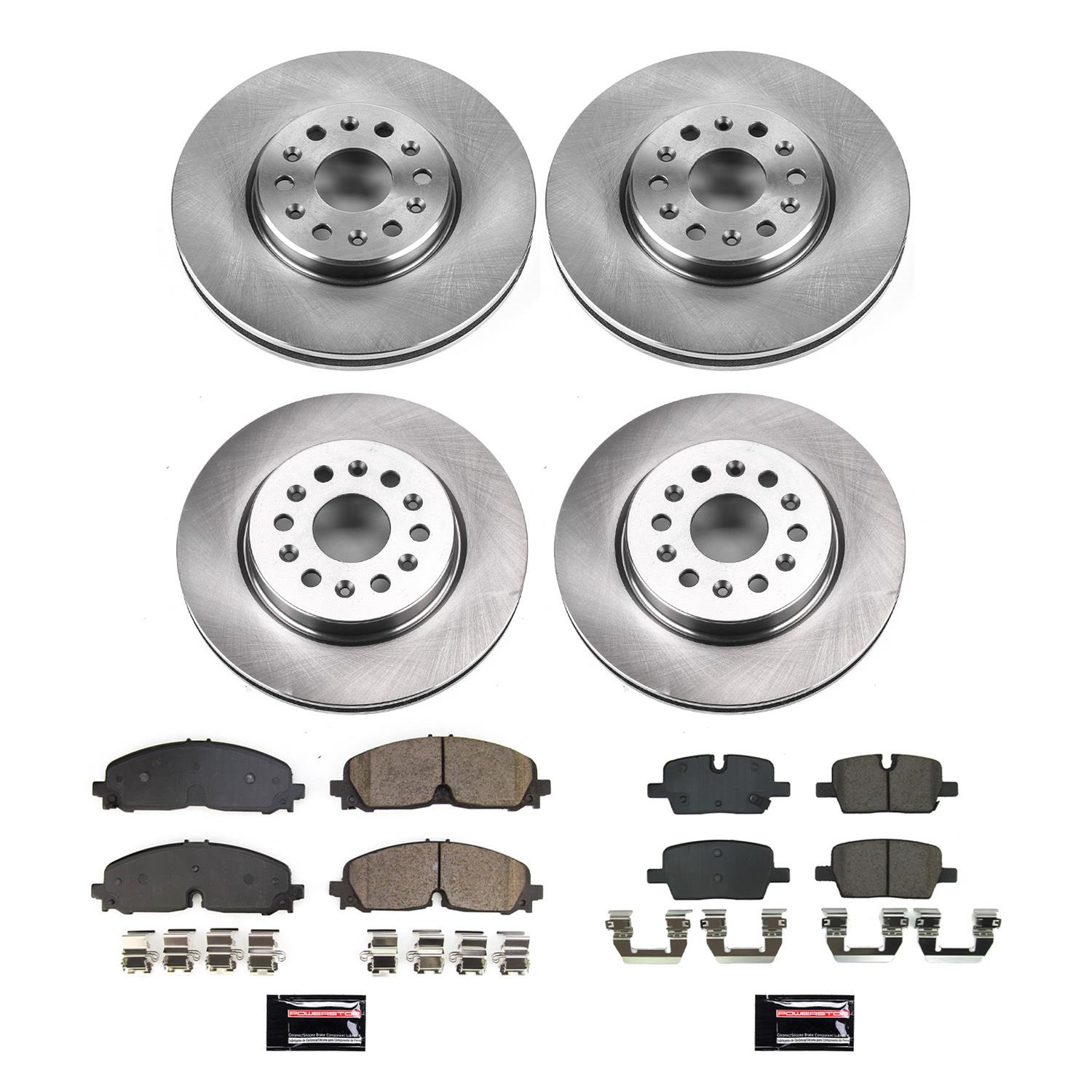 Power Stop 2021 GMC Acadia Front & Rear Autospecialty Brake Kit (1x psbKOE8683, 1x psbKOE8739) thumbnail 6