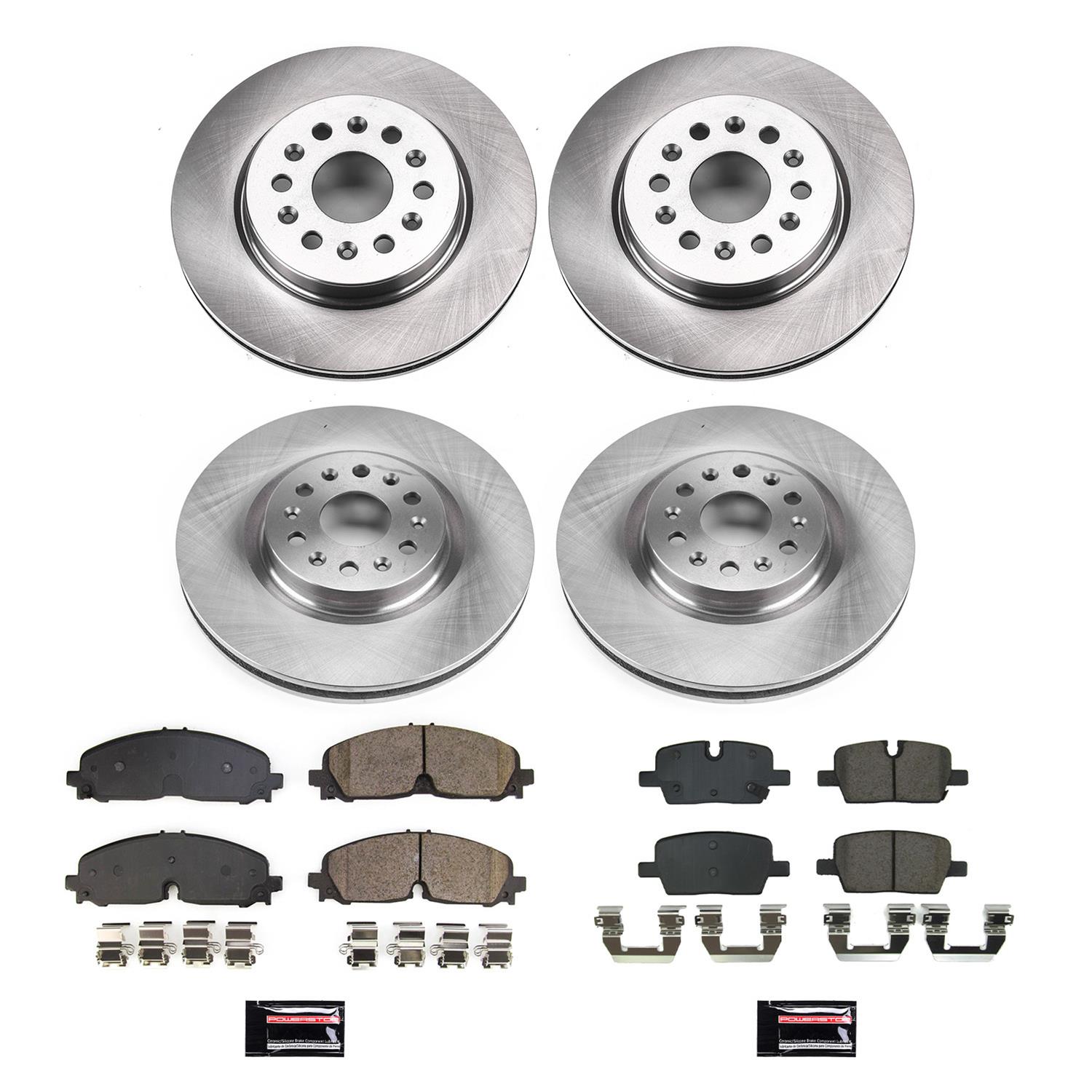Power Stop 2021 Cadillac XT5 Front & Rear Autospecialty Brake Kit (1x psbKOE8683, 1x psbKOE8743) thumbnail 4