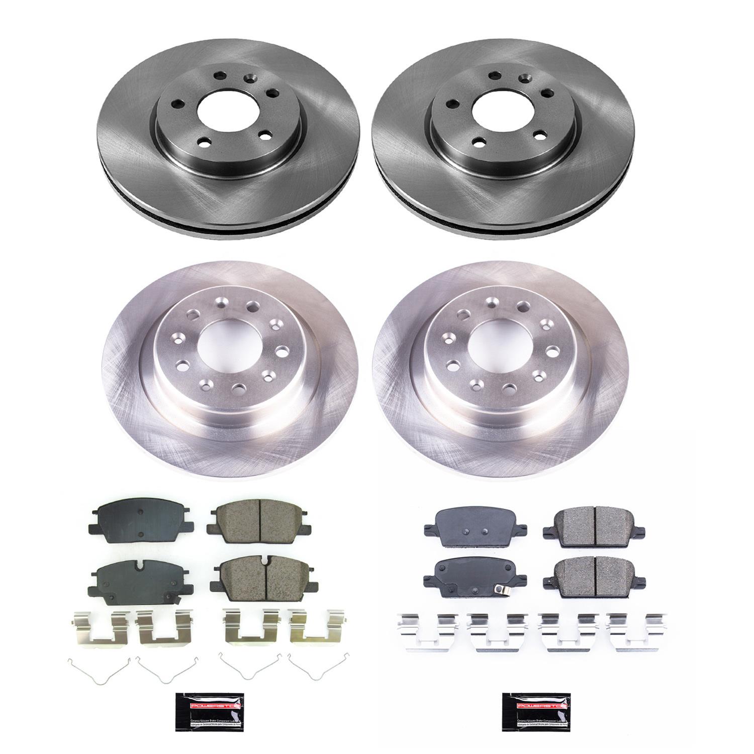 Power Stop 2021 Chevrolet Malibu Front & Rear Autospecialty Brake Kit (1x psbKOE7722, 1x psbKOE8738) thumbnail 3