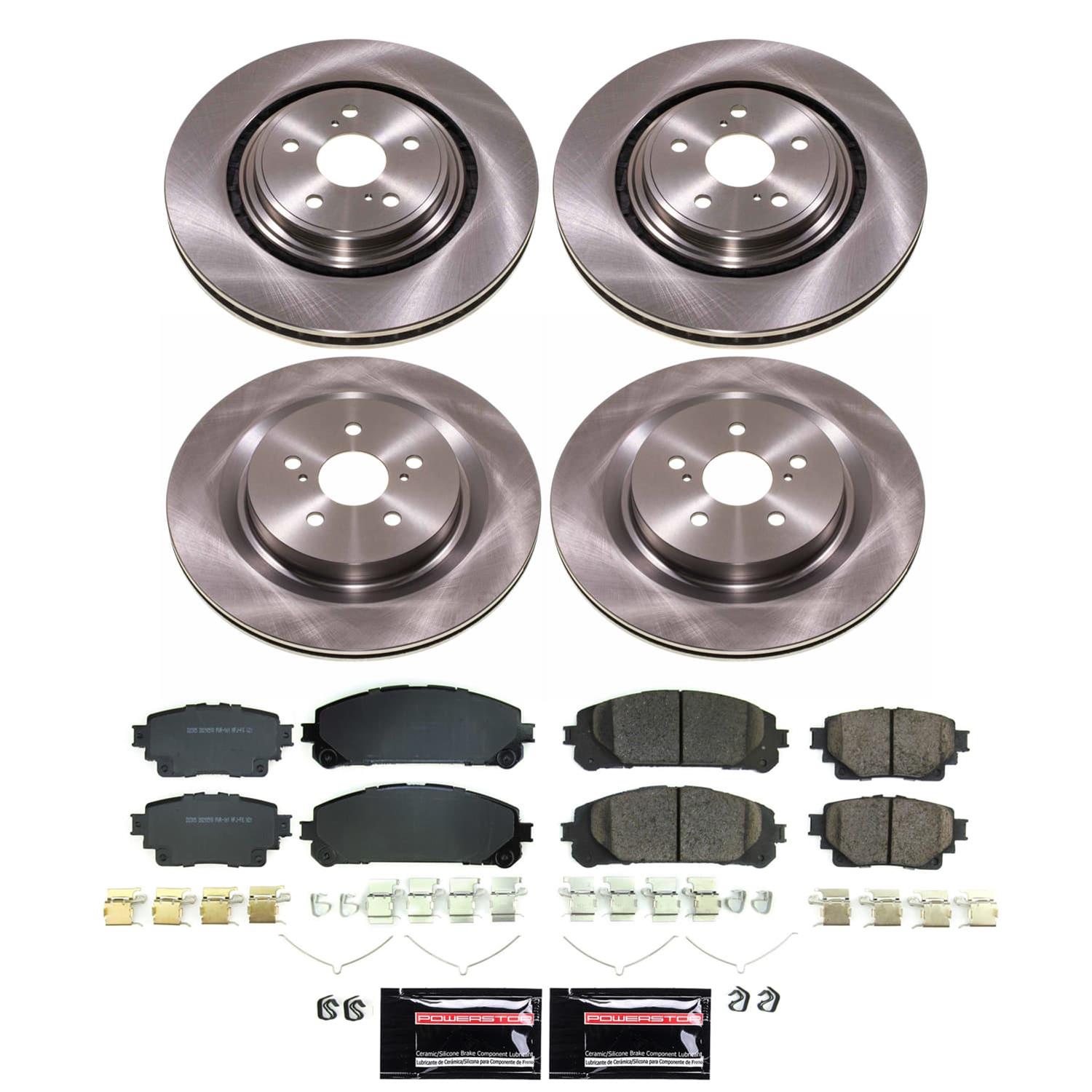 Power Stop 20-22 Toyota Highlander Front and Rear Autospecialty Brake Kit (1x psbKOE8753, 1x psbKOE8773) thumbnail 6