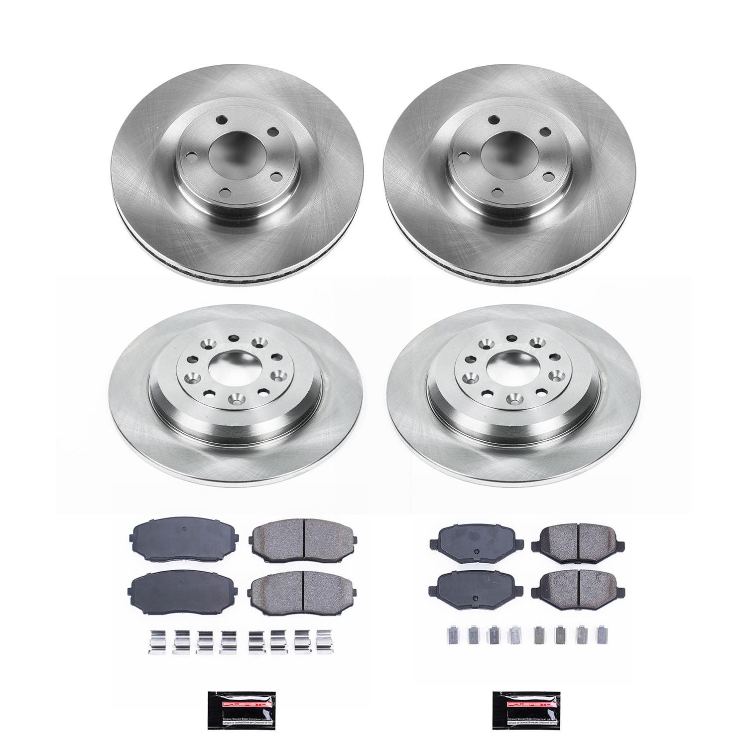 Power Stop 13-14 Ford Edge Front & Rear Autospecialty Brake Kit (1x psbKOE3057, 1x psbKOE8846) thumbnail 2
