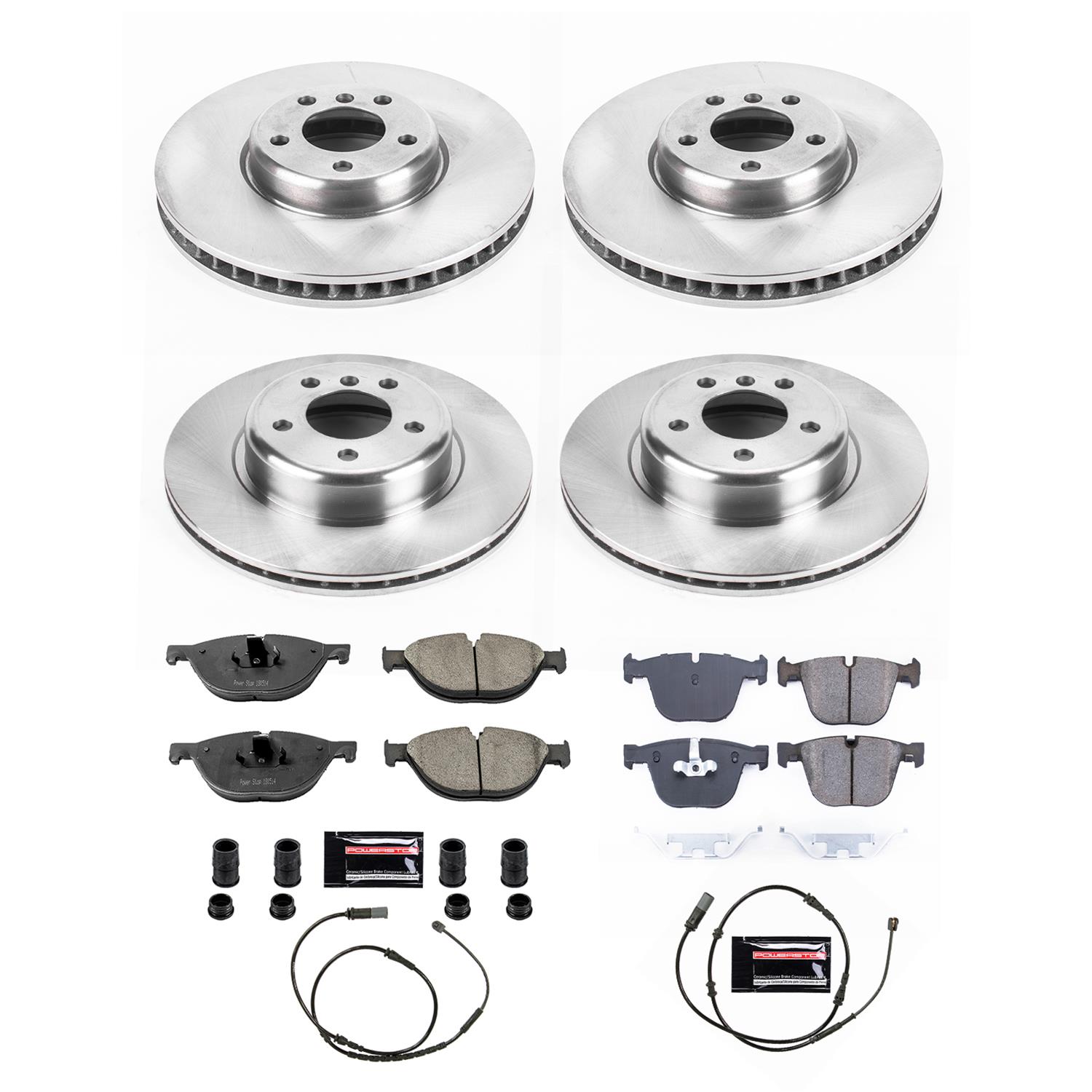 Power Stop 11-15 BMW 740i Front & Rear Autospecialty Brake Kit (1x psbKOE6026, 1x psbKOE8848) thumbnail 9