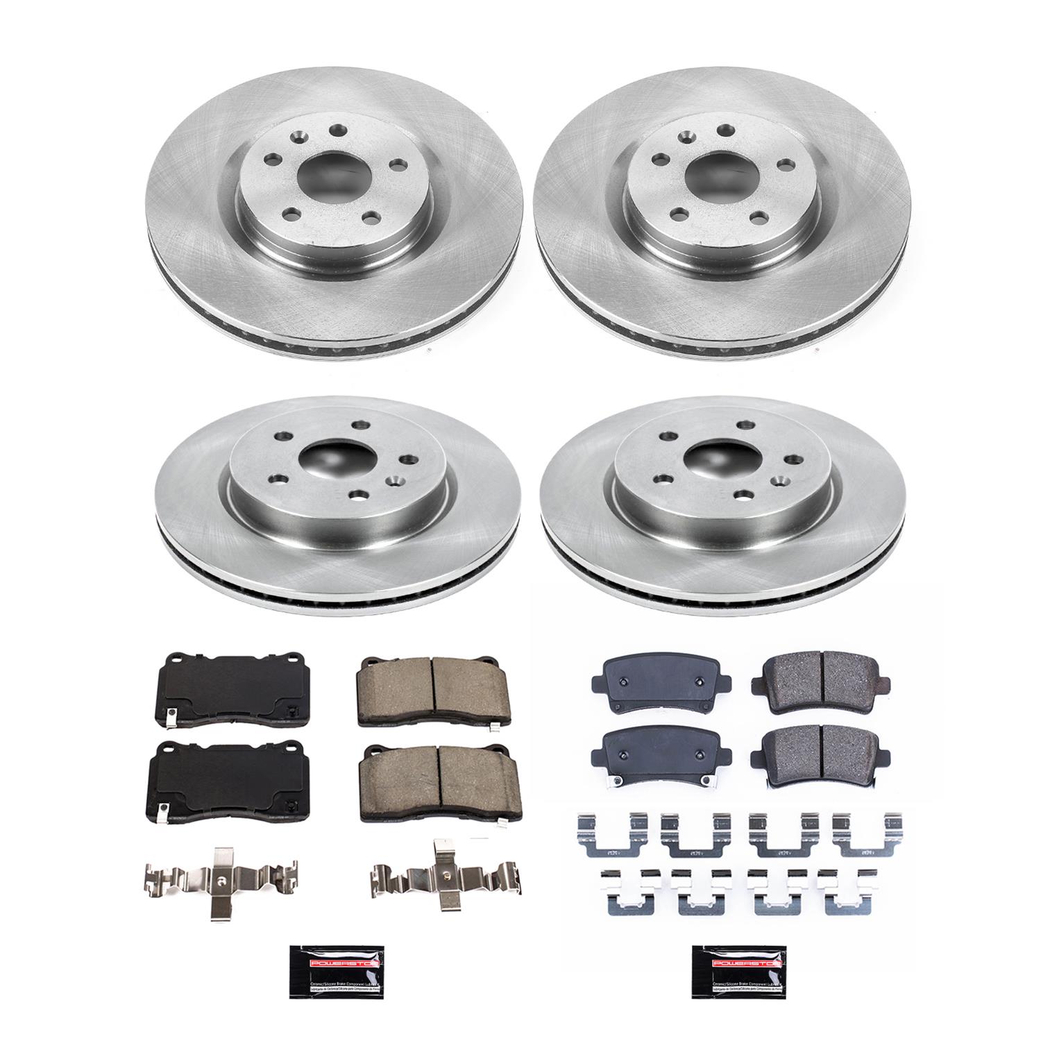Power Stop 13-19 Cadillac XTS Front & Rear Autospecialty Brake Kit (1x psbKOE5547, 1x psbKOE8825) thumbnail 8