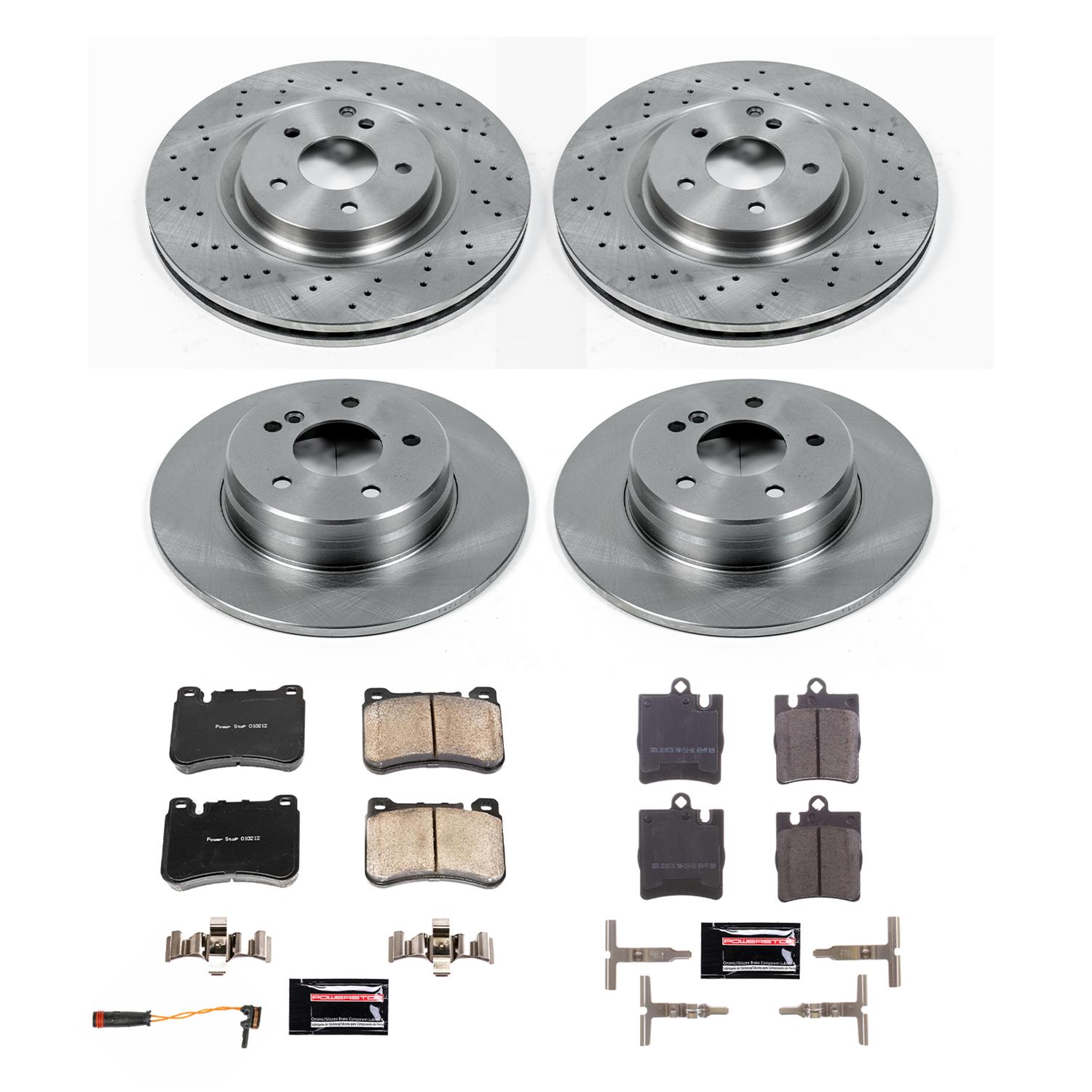 Power Stop 06-08 Mercedes-Benz SLK280 Front & Rear Autospecialty Brake Kit (1x psbKOE6713, 1x psbKOE620) thumbnail 8