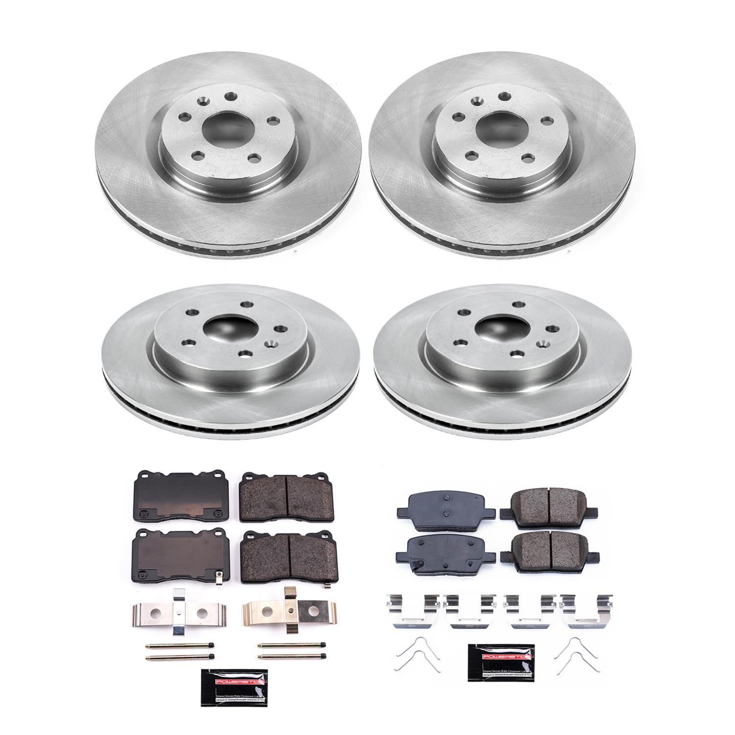 Power Stop 2021 Chevrolet Camaro Front & Rear Autospecialty Brake Kit (1x psbKOE7289, 1x psbKOE8836) thumbnail 8