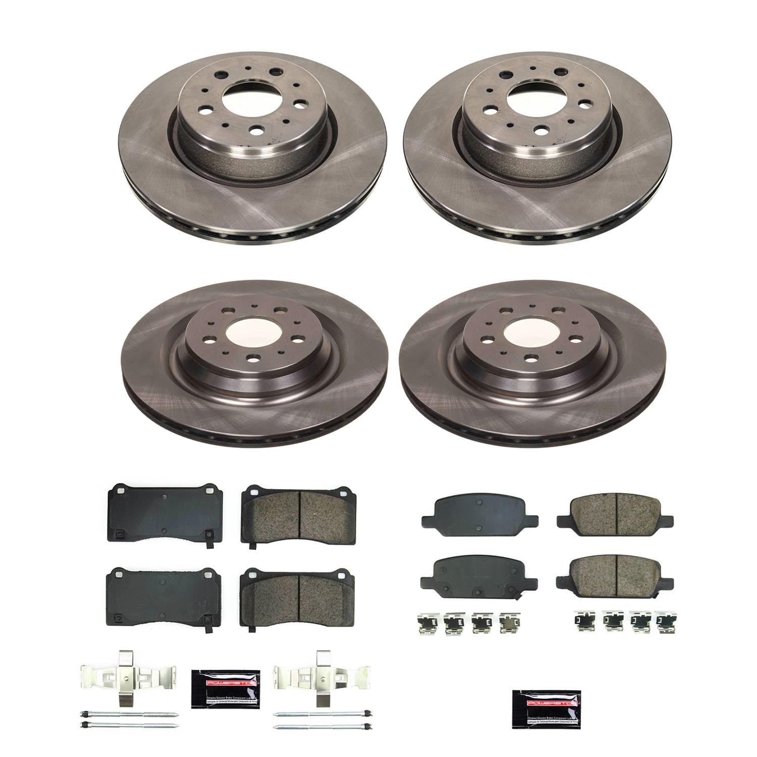 Power Stop 17-21 Tesla 3 Front and Rear Autospecialty Brake Kit (1x psbKOE8844, 1x psbKOE8874) thumbnail 9