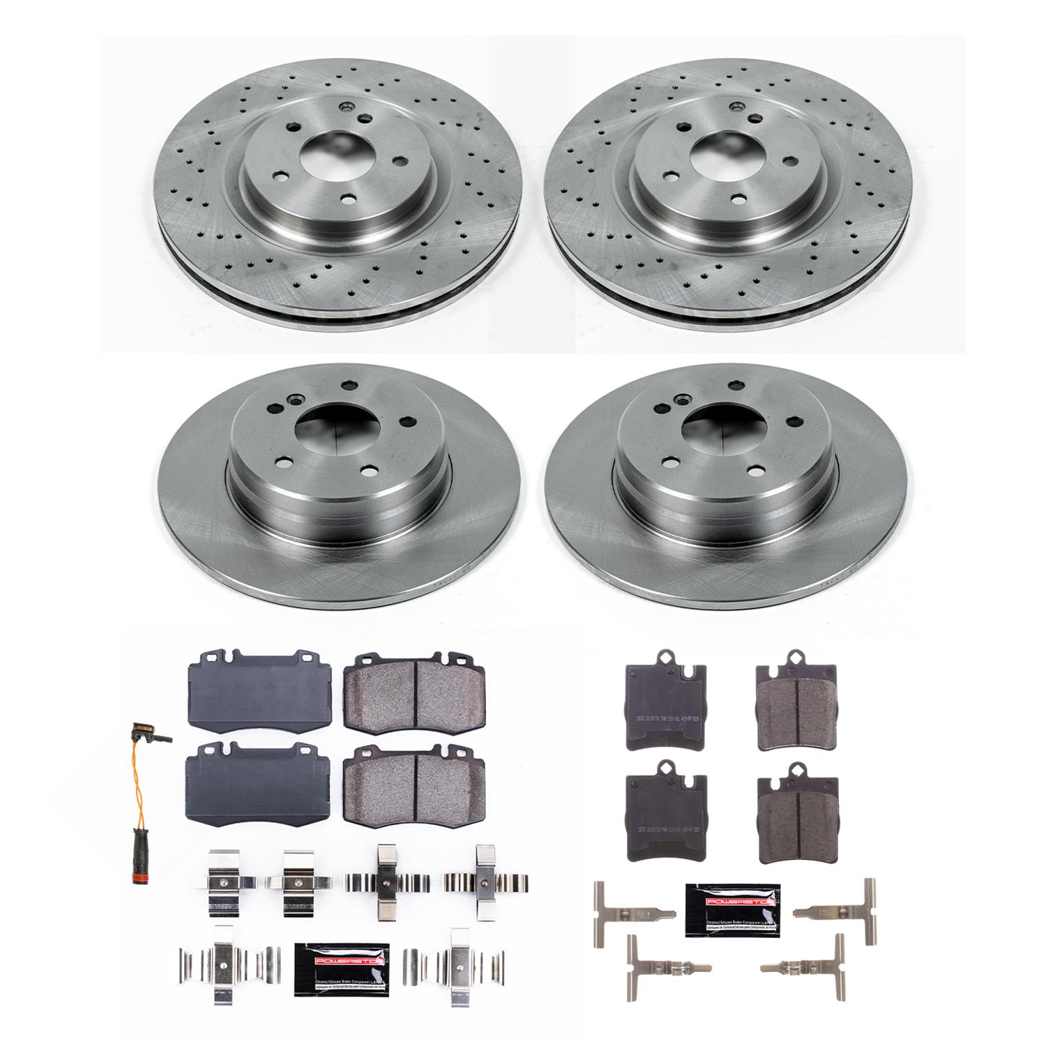 Power Stop 05-06 Mercedes-Benz SLK350 Front & Rear Autospecialty Brake Kit (1x psbKOE620, 1x psbKOE2950) thumbnail 8