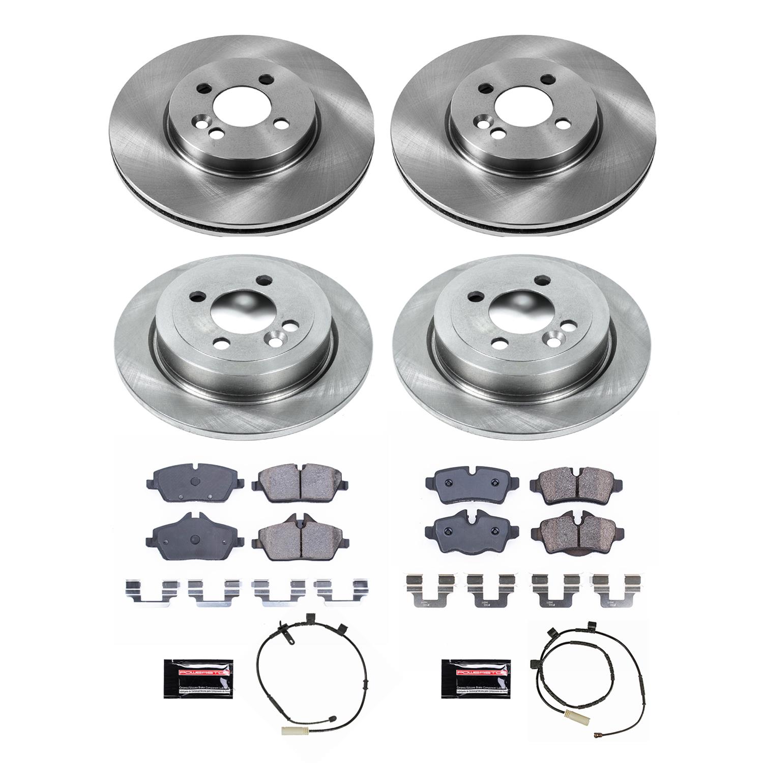 Power Stop 2011 Mini Cooper Front & Rear Autospecialty Brake Kit (1x psbKOE6331, 1x psbKOE8842) thumbnail 8
