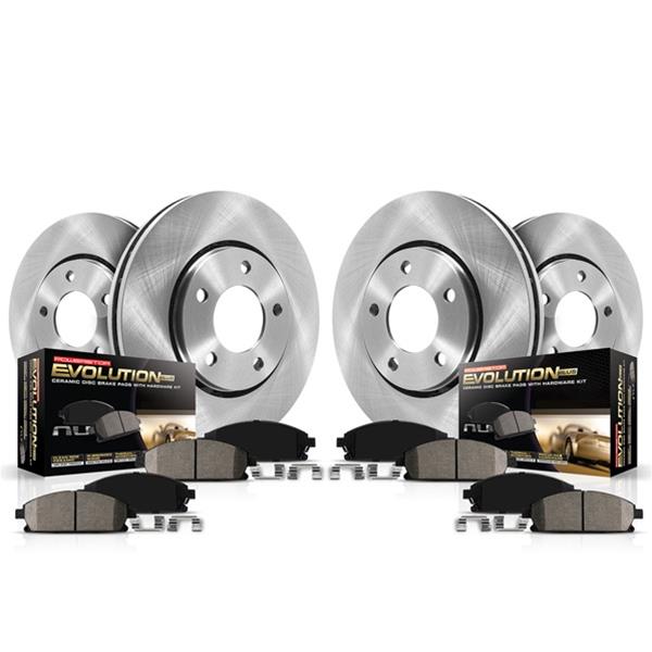 PowerStop Z17 Evolution Plus Stock Replacement Brake Kits KOE8805 AUTOSPECIALTY BRAKE KIT, Ford Mustang Mach-E 2021-2024, Front and Rear thumbnail 2