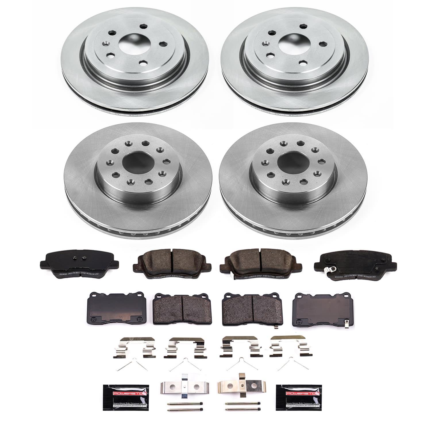 Power Stop 2019 Cadillac CTS Front and Rear Autospecialty Brake Kit (1x psbKOE7001, 1x psbKOE8965) thumbnail 6