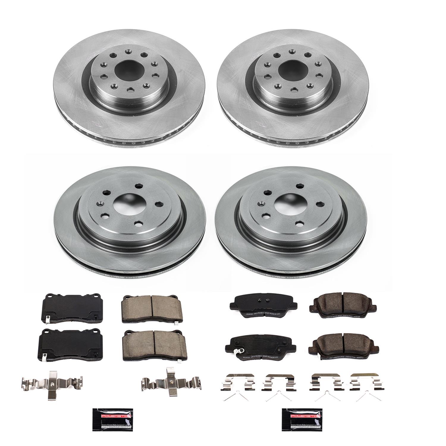 Power Stop 2019 Cadillac CTS Front & Rear Autospecialty Brake Kit (1x psbKOE7777, 1x psbKOE8965) thumbnail 9