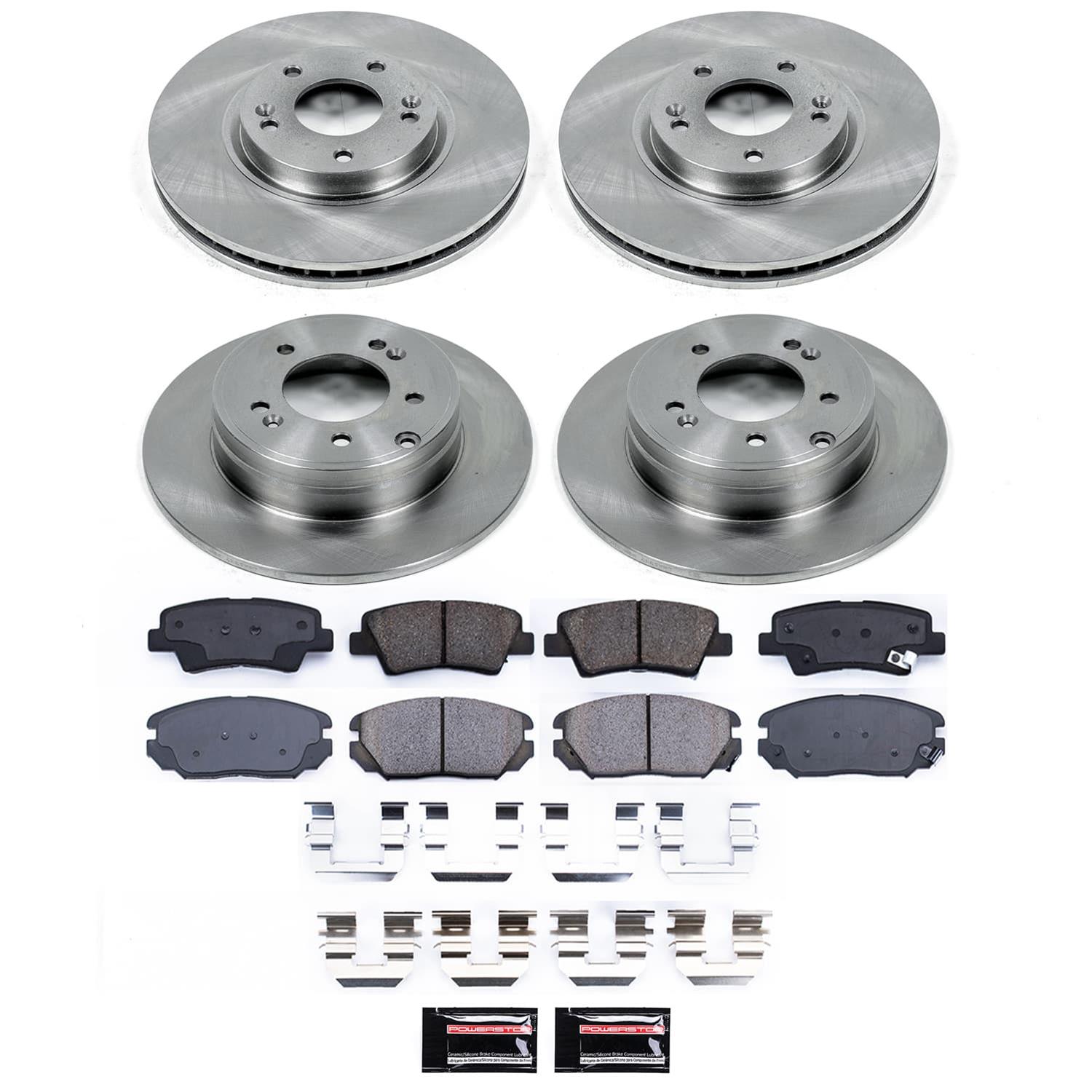 Power Stop 09-10 Hyundai Sonata Front and Rear Autospecialty Brake Kit (1x psbKOE4647, 1x psbKOE9060) thumbnail 6