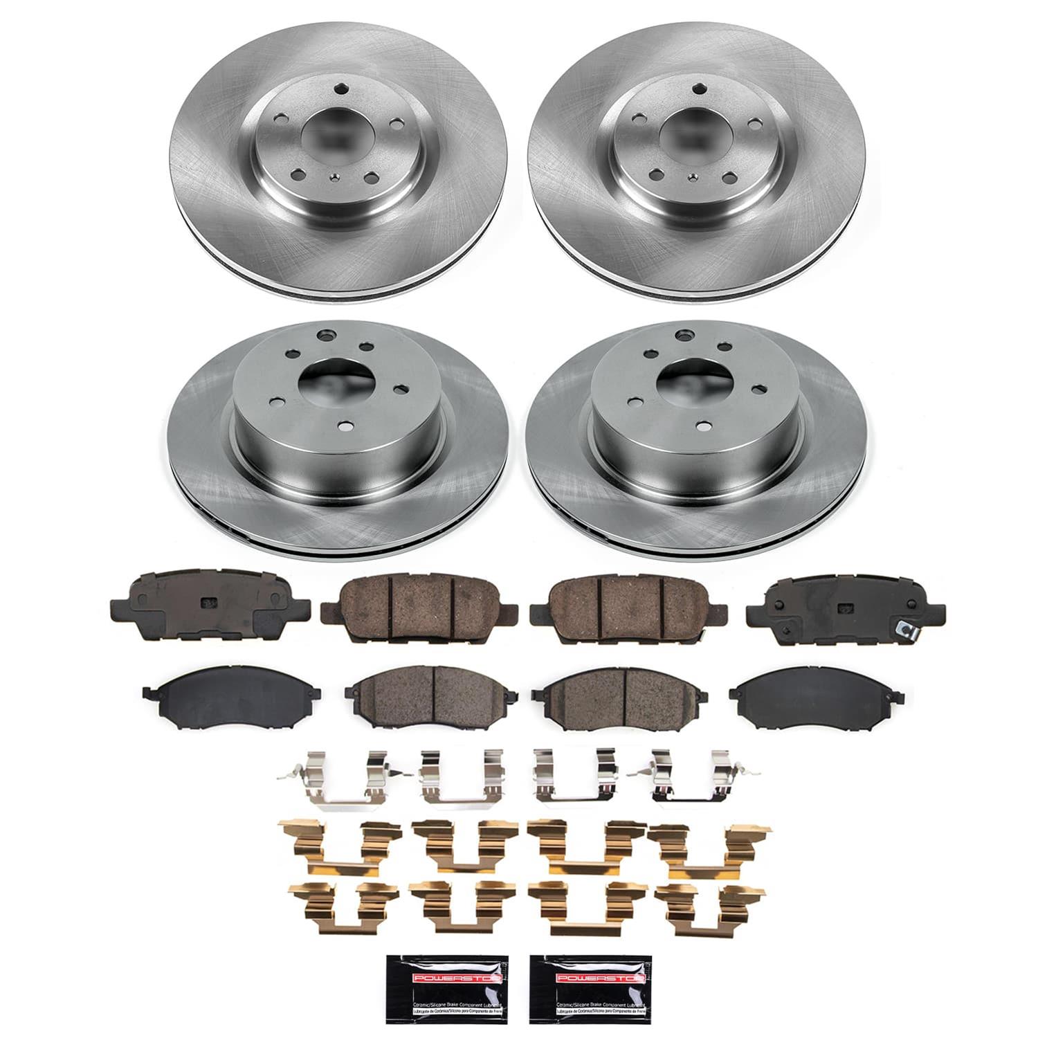 Power Stop 2009 Nissan 370Z Front and Rear Autospecialty Brake Kit (1x psbKOE112, 1x psbKOE9064) thumbnail 6