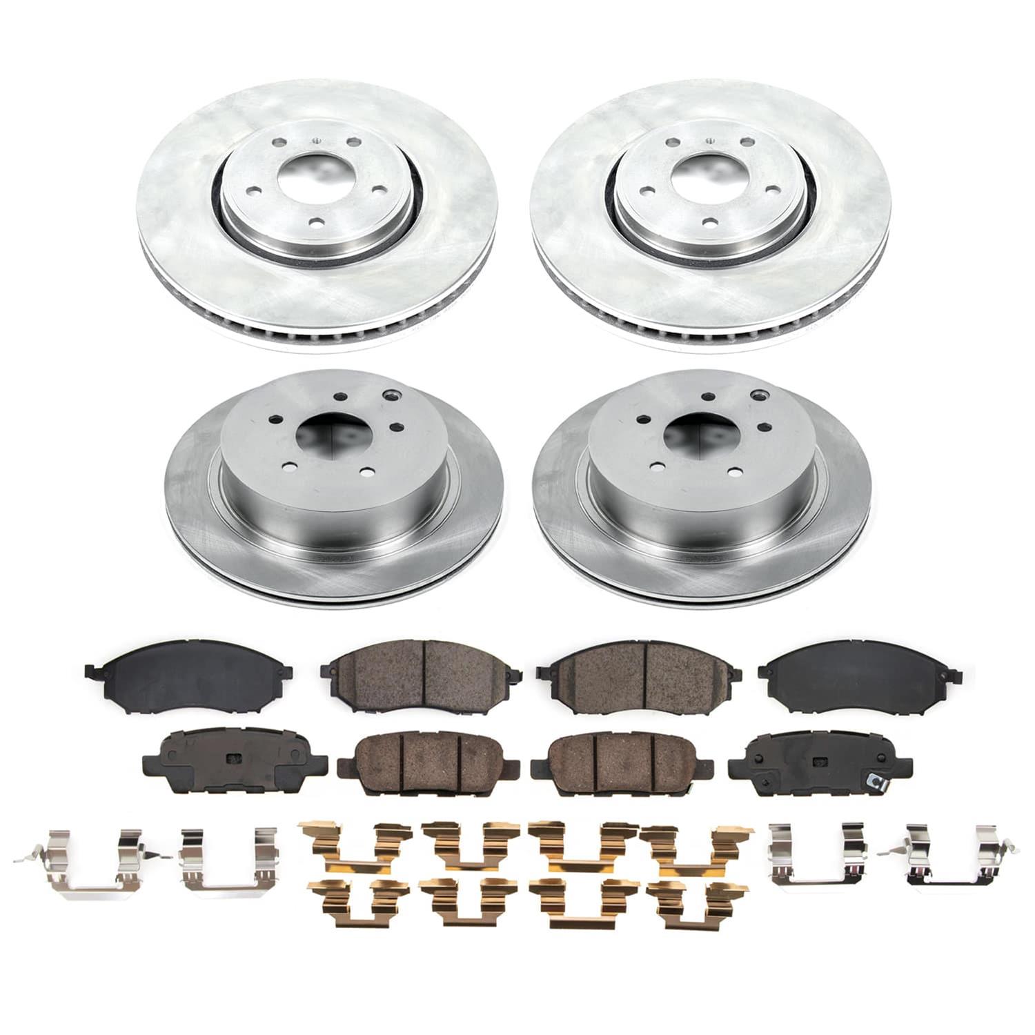 Power Stop 2009 Infiniti FX35 Front and Rear Autospecialty Brake Kit (1x psbKOE5264, 1x psbKOE9134) thumbnail 7