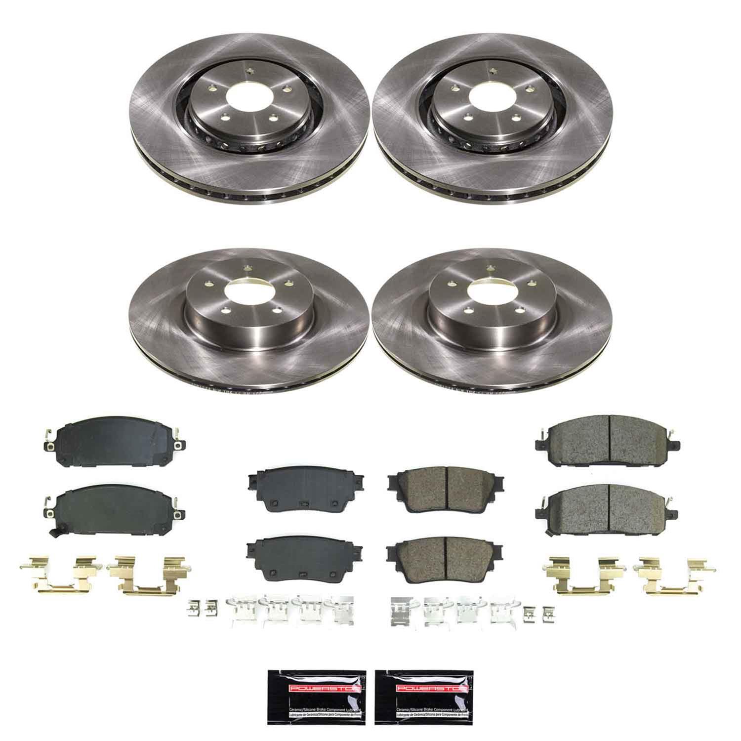 Power Stop 22-24 Infiniti QX60 Front and Rear Autospecialty Brake Kit (1x psbKOE9206, 1x psbKOE9219) thumbnail 9