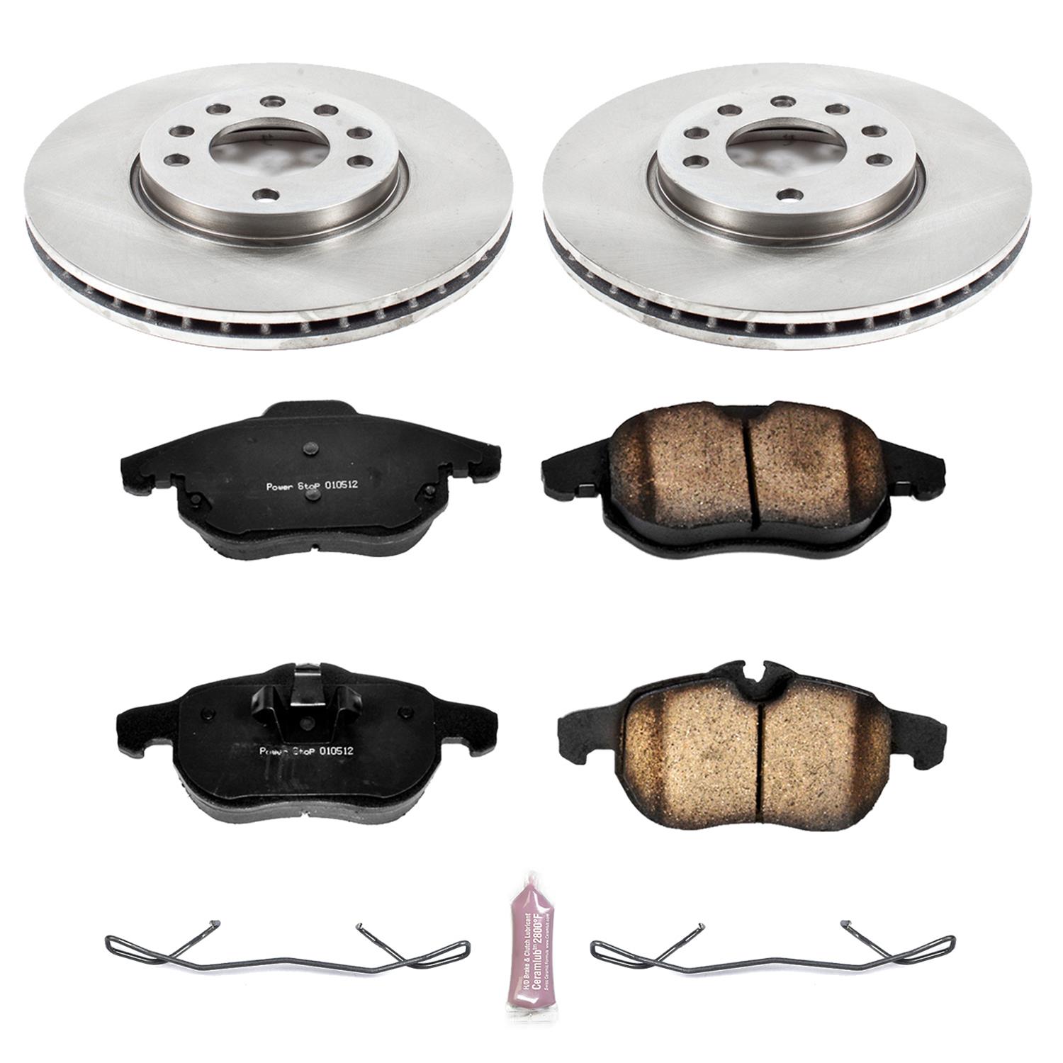 Power Stop 06-07 Saab 9-3 Front & Rear Autospecialty Brake Kit (1x psbKOE978, 1x psbKOE983) thumbnail 4