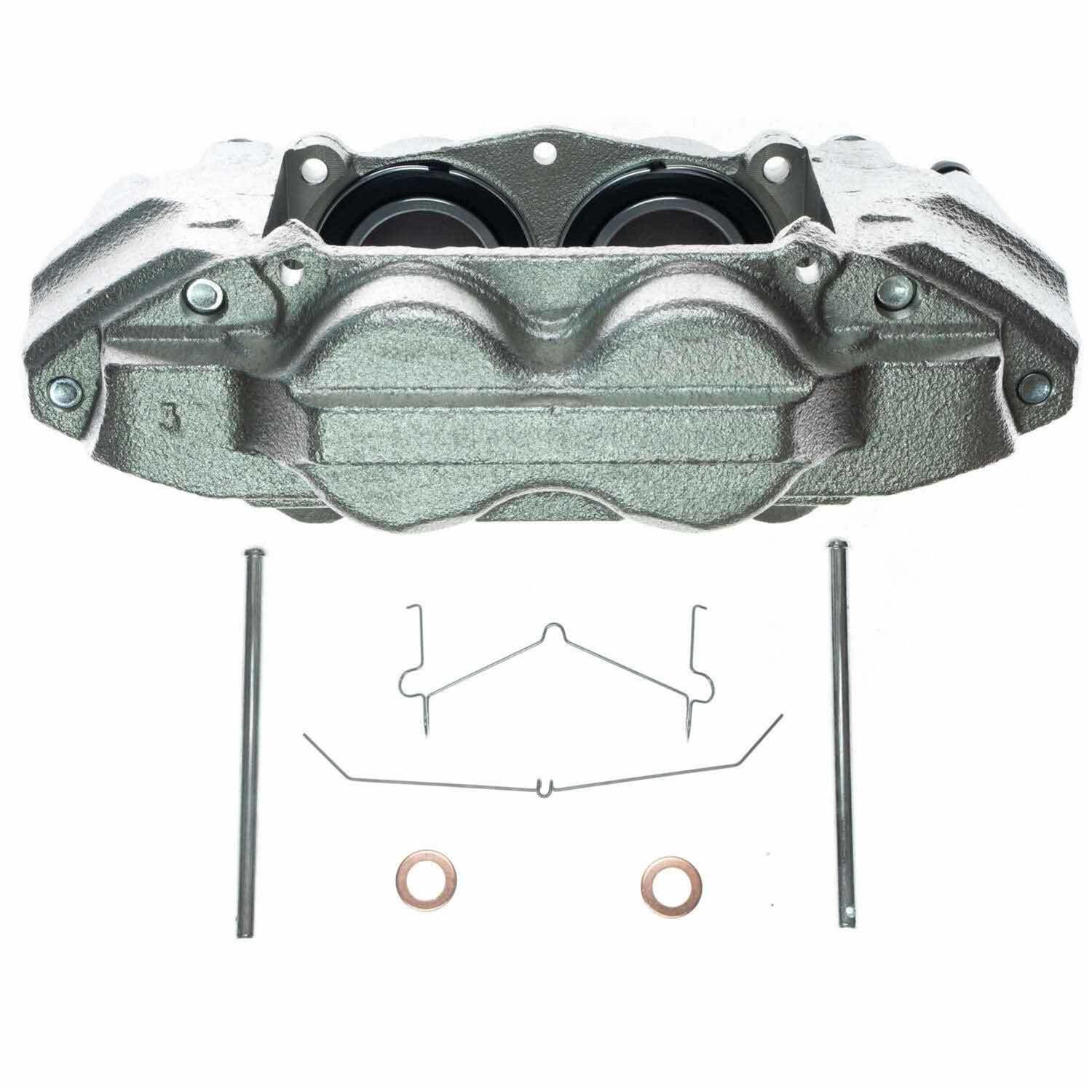 PowerStop Z17 Evolution Plus Stock Replacement Brake Kits with Calipers for 2015-2024 4RUNNER, 2016-2023 GX460 - KCOE5873A Disc Kits, Autospecialty Calipers, Front, Solid Surface Rotors, Cast Iron Calipers, Lexus, Toyota, Kit thumbnail 6