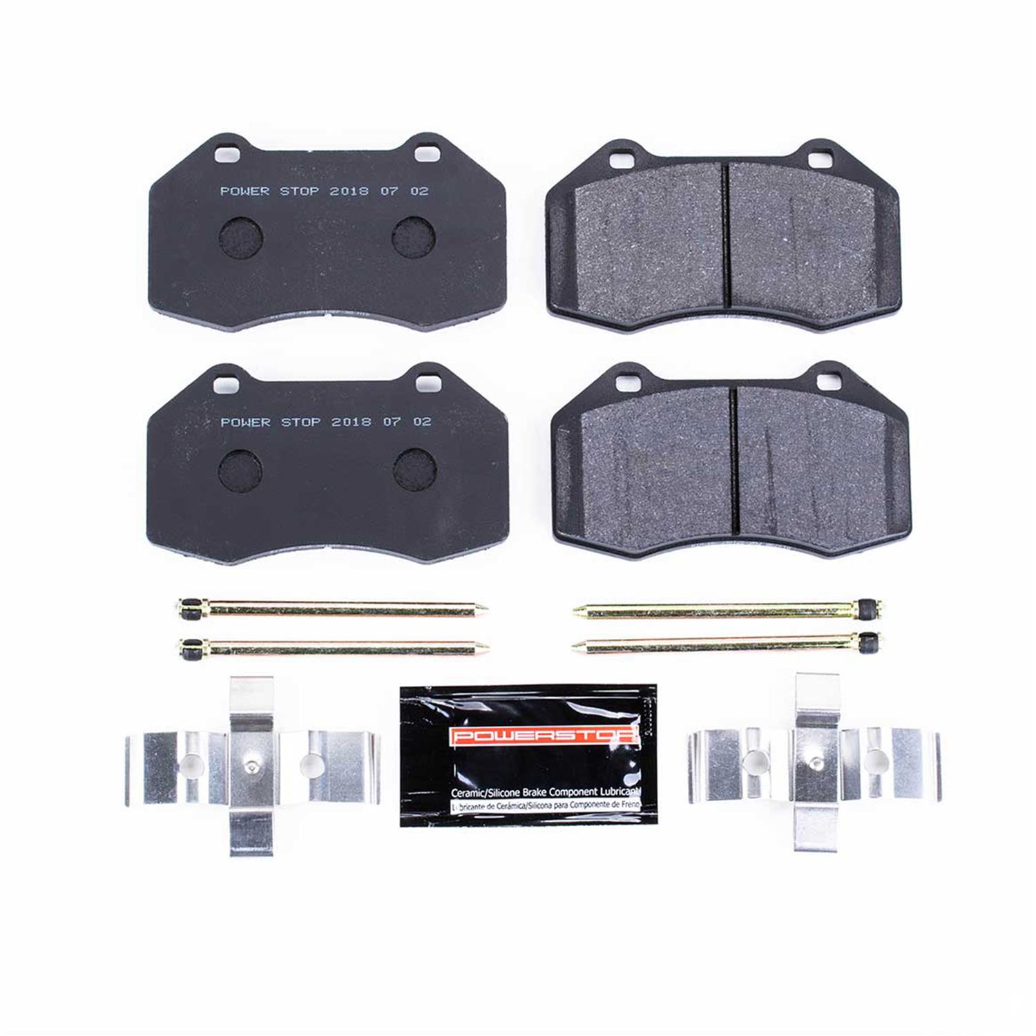 Power Stop 17-18 Fiat 124 Spider Front Track Day SPEC Brake Pads thumbnail 3