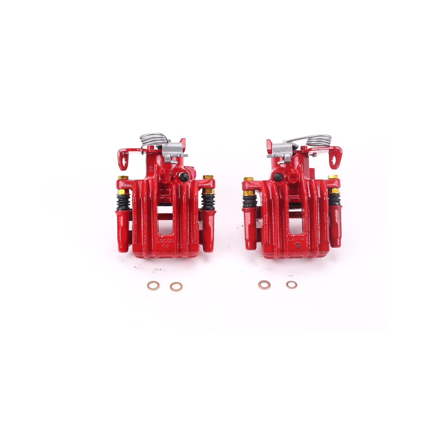 PowerStop Front Red Calipers | 2000–2002 Mazda 626 (S2608)