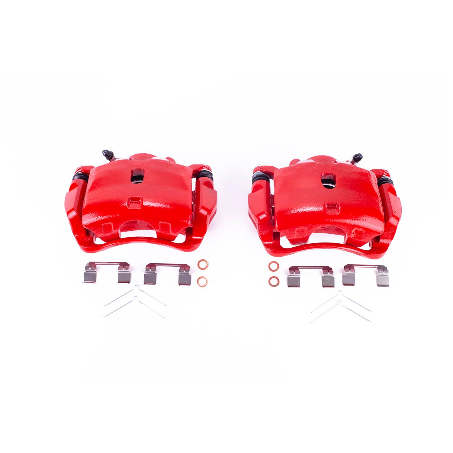 Power Stop 12-15 Honda Civic Front & Rear Z26 Street Warrior Brake Kit w/Calipers (1x psbKC3055-26, 1x psbKC1243-26) thumbnail 9