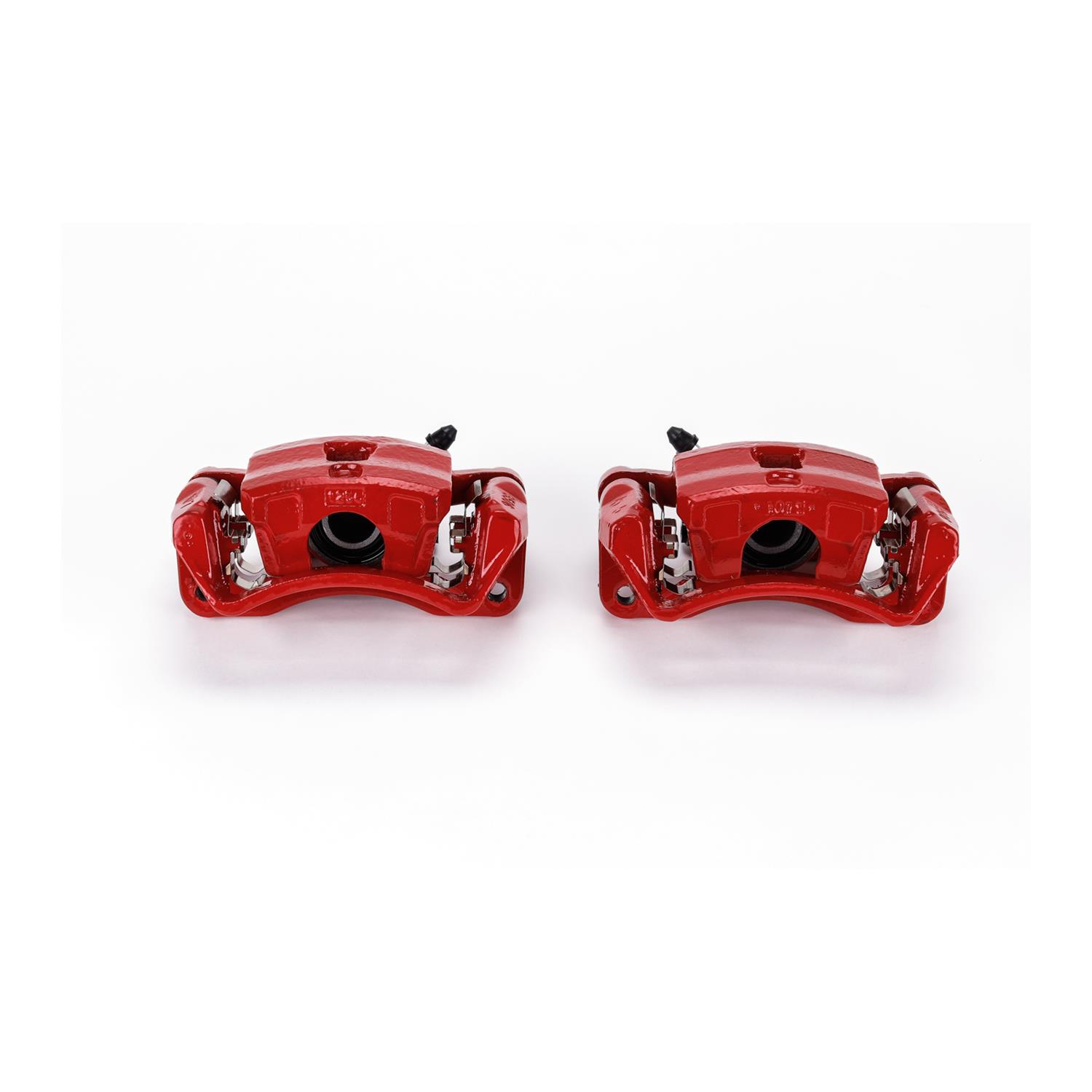 PowerStop Front Red Calipers | 2009–2012 Mercedes-Benz C300 (S6066)
