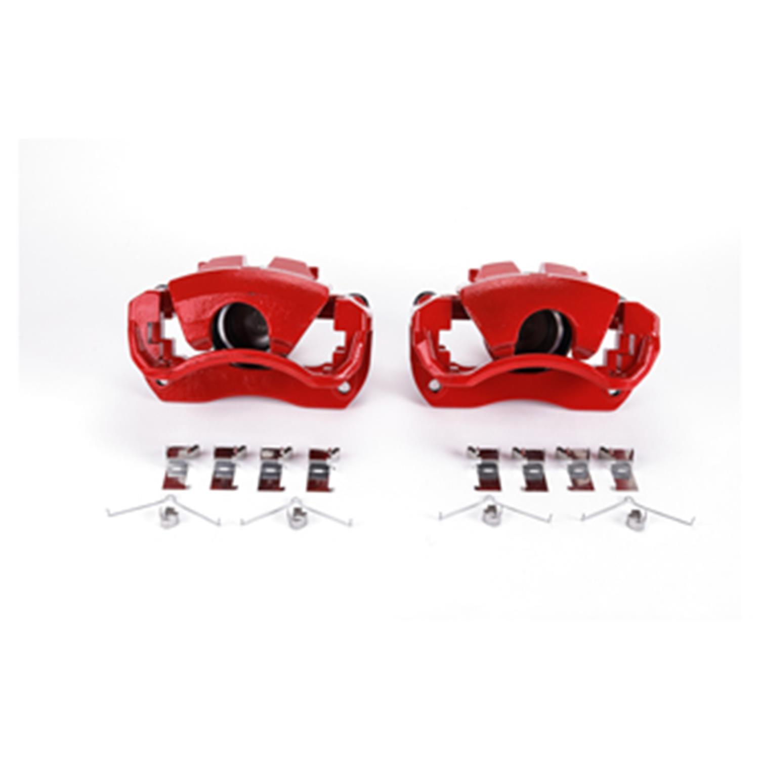 PowerStop Front Red Calipers | 2008–2009 Mazda 3 (S2942E) main image 1