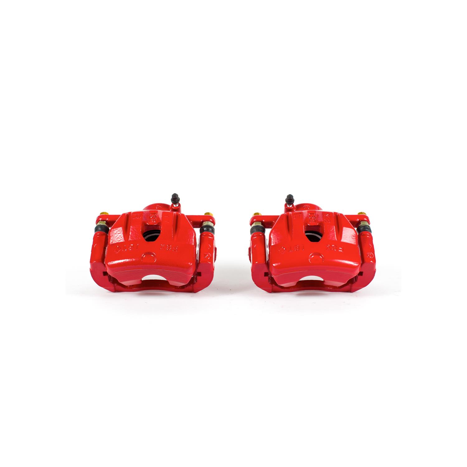 PowerStop Z26 Street Warrior Brake Upgrade Kits with Calipers for 2004-2011 RX-8 - KC2727-26 Disc Kits, Performance Kits, Front and Rear, Cross-drilled/Slotted Rotors, 1-piston Red Calipers, Mazda, Kit thumbnail 7