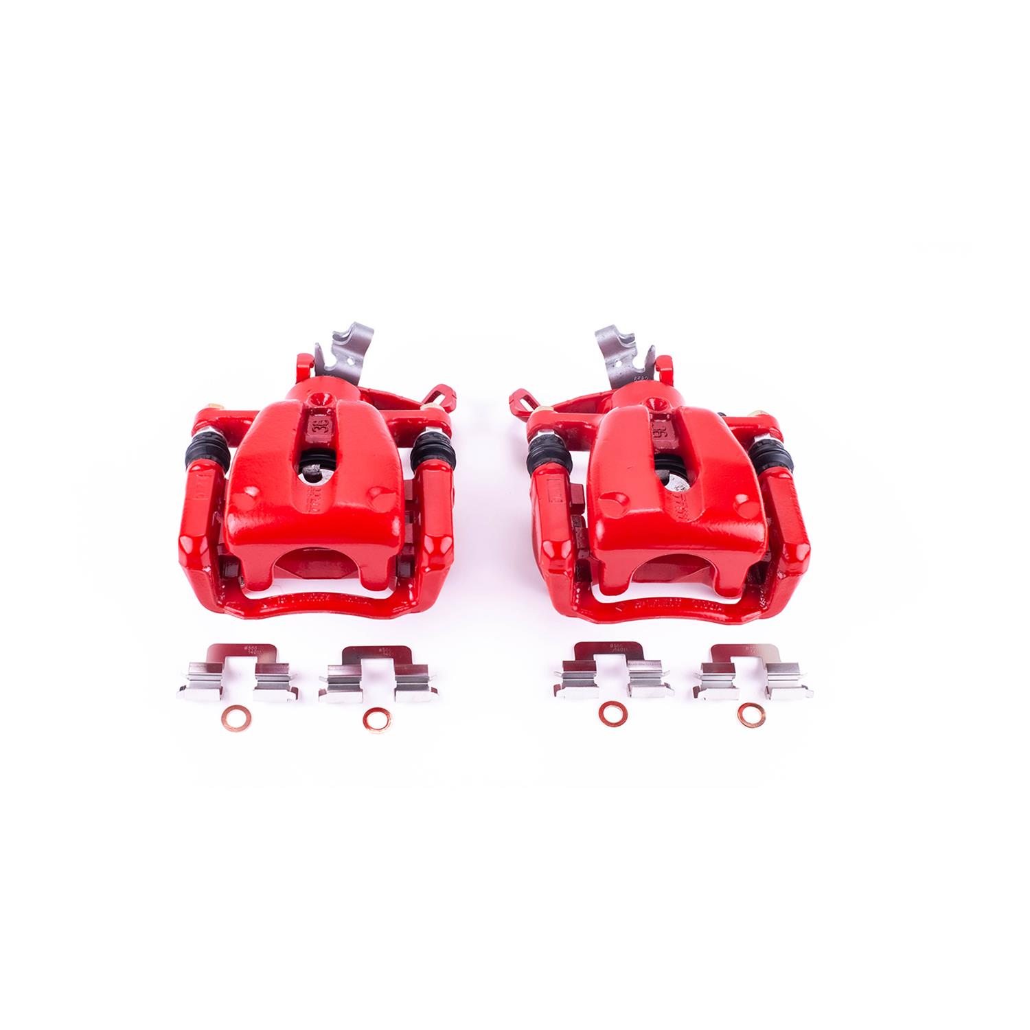 PowerStop Performance Powdercoated Brake Calipers for 2007-2015 COOPER - S3318 Calipers, Performance, 1.340 in. Piston Diameter, Aluminum, Red Powdercoated, Mini, Pair thumbnail 5