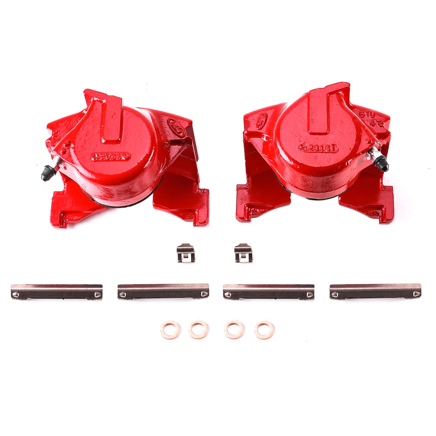 Power Stop 86-93 Ford Bronco Front Red Calipers w/o Brackets - Pair thumbnail 5