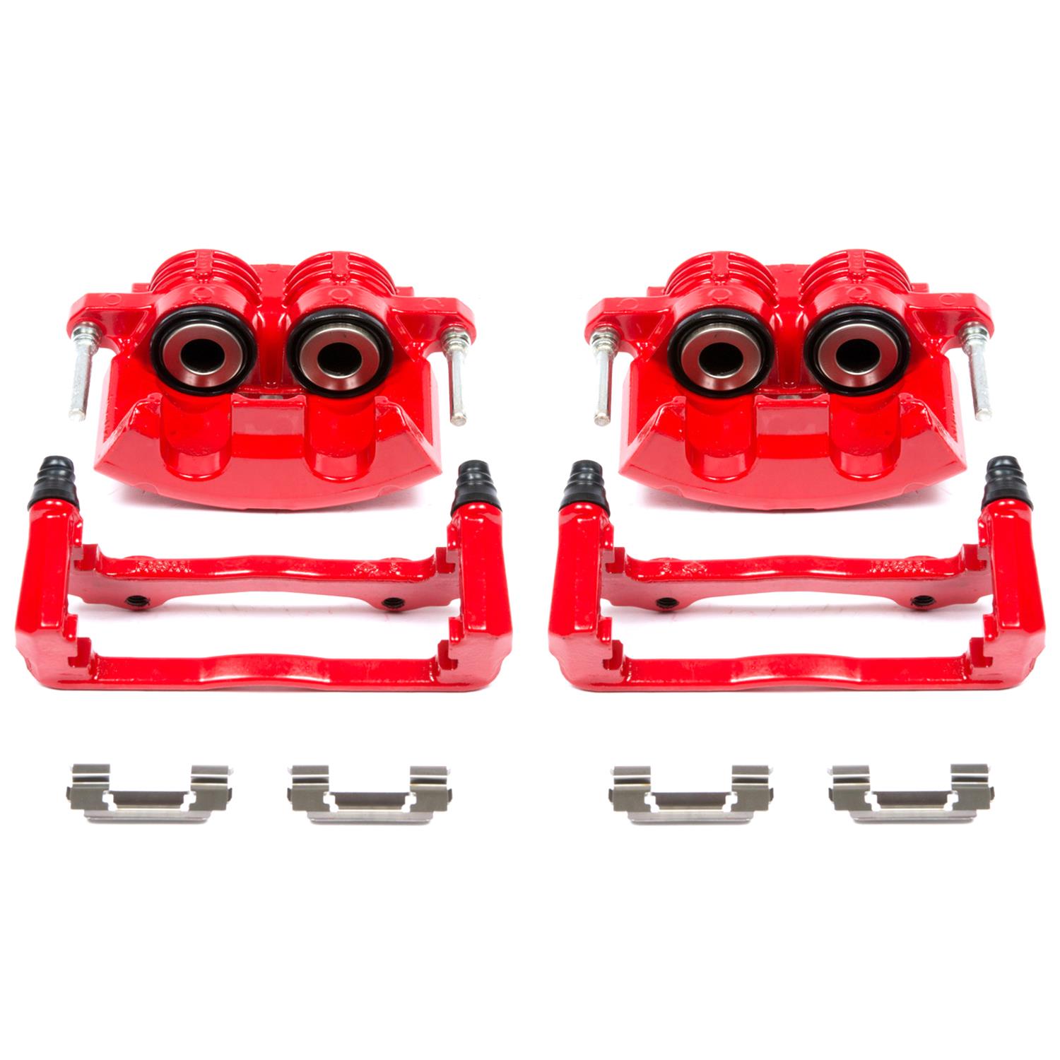 Power Stop S6462S Performance Front Powder Coated Brake Caliper Pair