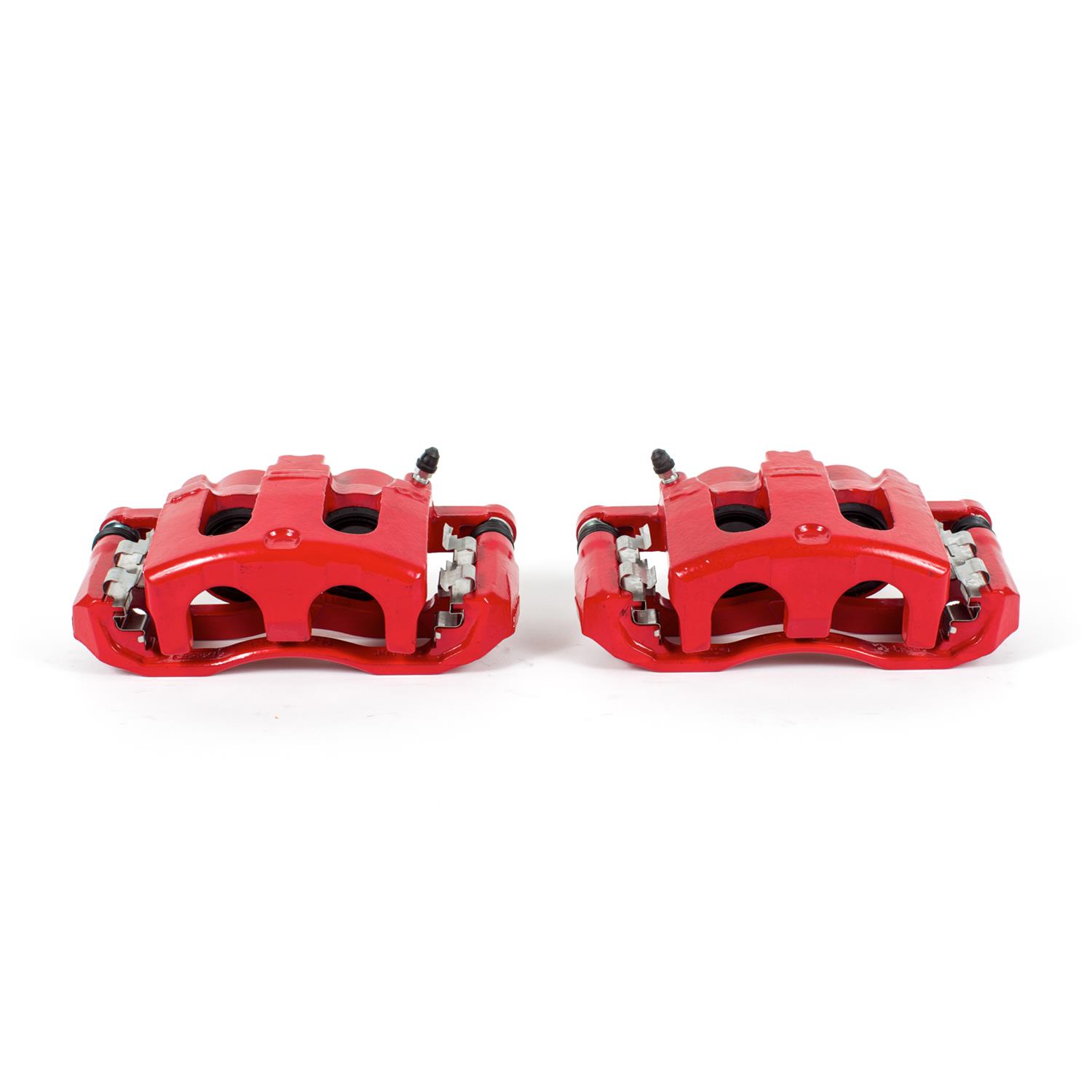 PowerStop Z36 Truck and Tow Brake Upgrade Kits with Calipers for 2006-2010 EXPLORER, MOUNTAINEER, 2007-2010 EXPLORER SPORT TRAC - KC1441-36 Disc Kits, Performance Kits, Front, Cross-drilled/Slotted Rotors, 2-piston Red Calipers, Ford, Mercury, Kit thumbnail 6