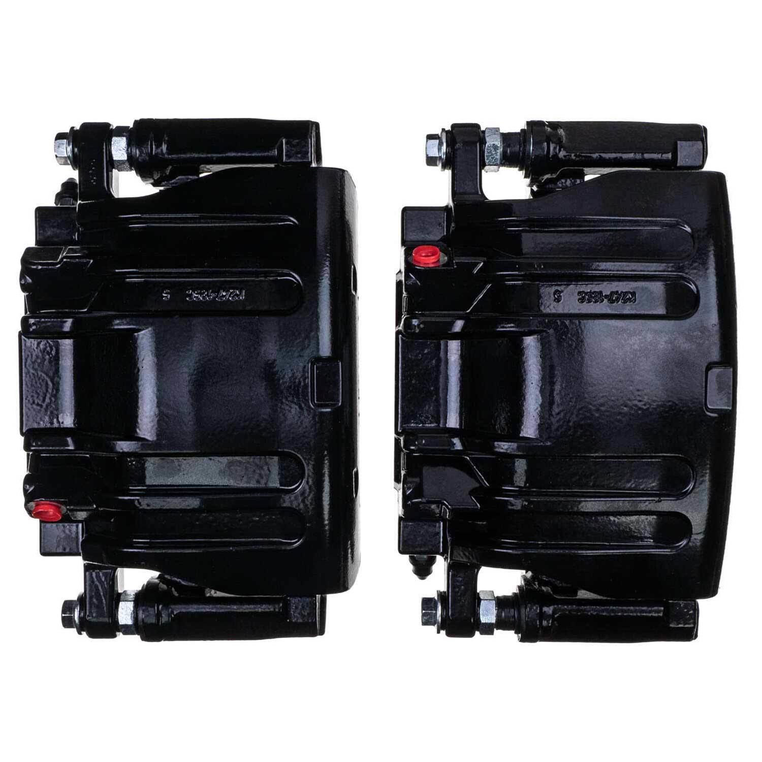 PowerStop Performance Powdercoated Brake Calipers S5016ABLK Disc Caliper, 2-Piston, Iron, Black Powdercoated, Chrysler, Dodge, Front, Pair thumbnail 3