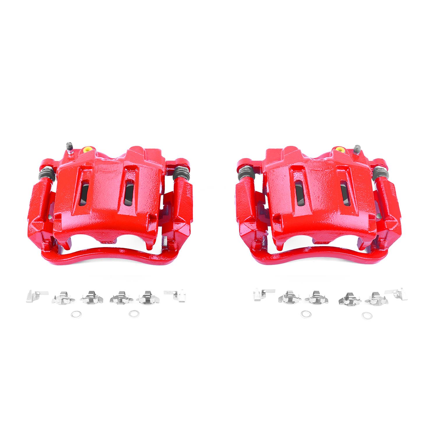 Power Stop S5072 Red Powder-Coated Performance Caliper 