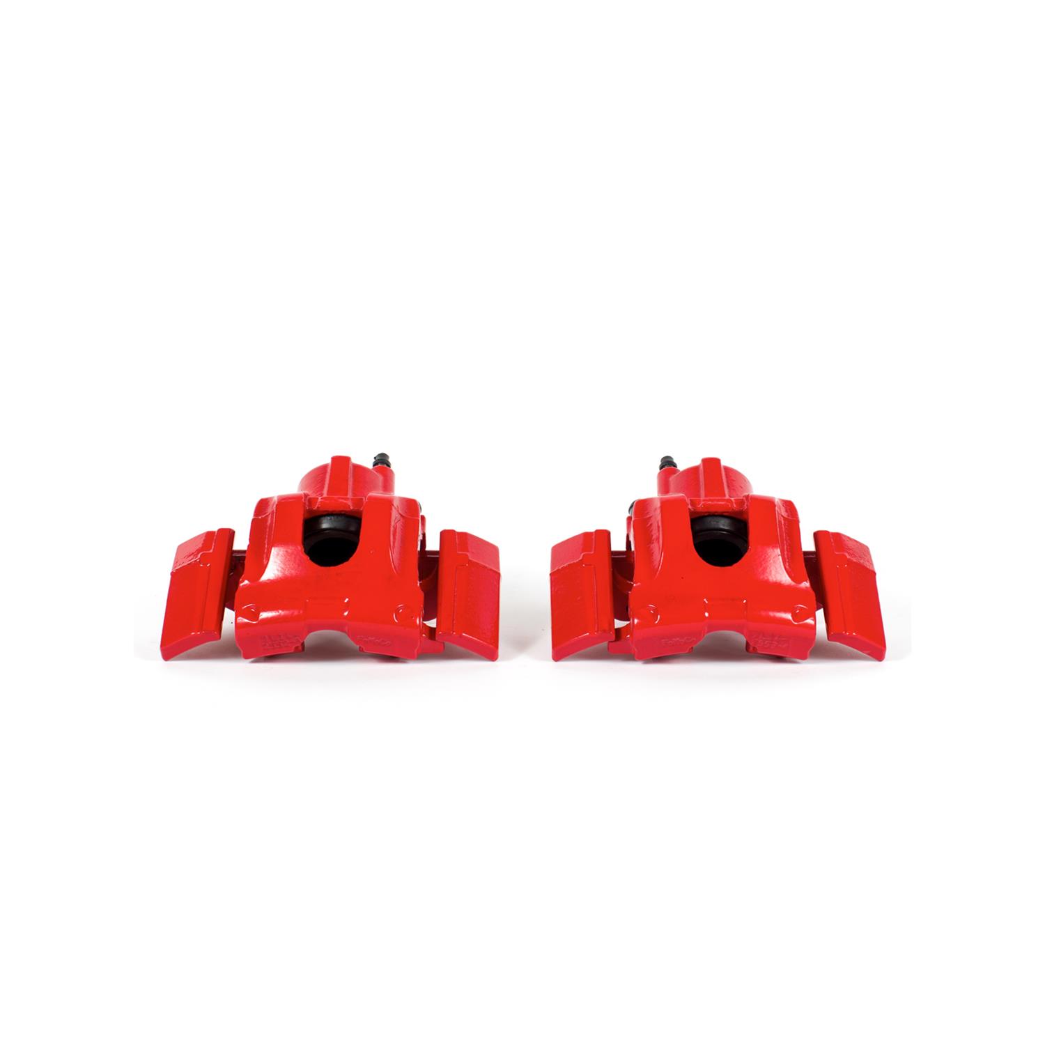 PowerStop Z23 Evolution Sport Brake Upgrade Kits with Calipers for 2010-2017 EXPEDITION, NAVIGATOR - KC5577 Rotors, Pads, Red Calipers, Drilled/Slotted Rotors, Z-23 Pads, Front/Rear, Ford, Lincoln, Kit thumbnail 9