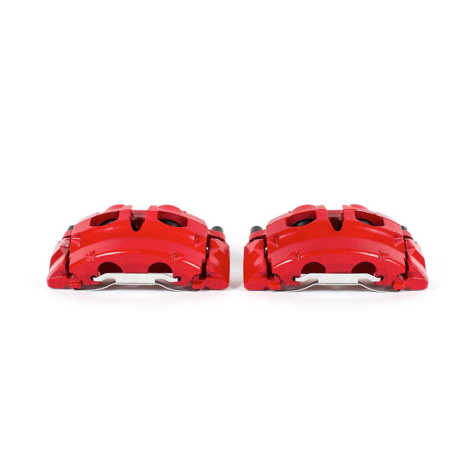 PowerStop Z36 Truck and Tow Brake Upgrade Kits with Calipers for 2007-2009 EXPEDITION, NAVIGATOR - KC4109-36 Rotors, Pads, Red Calipers, Drilled/Slotted Rotors, Pads, Front/Rear, Ford, Lincoln, Kit thumbnail 9