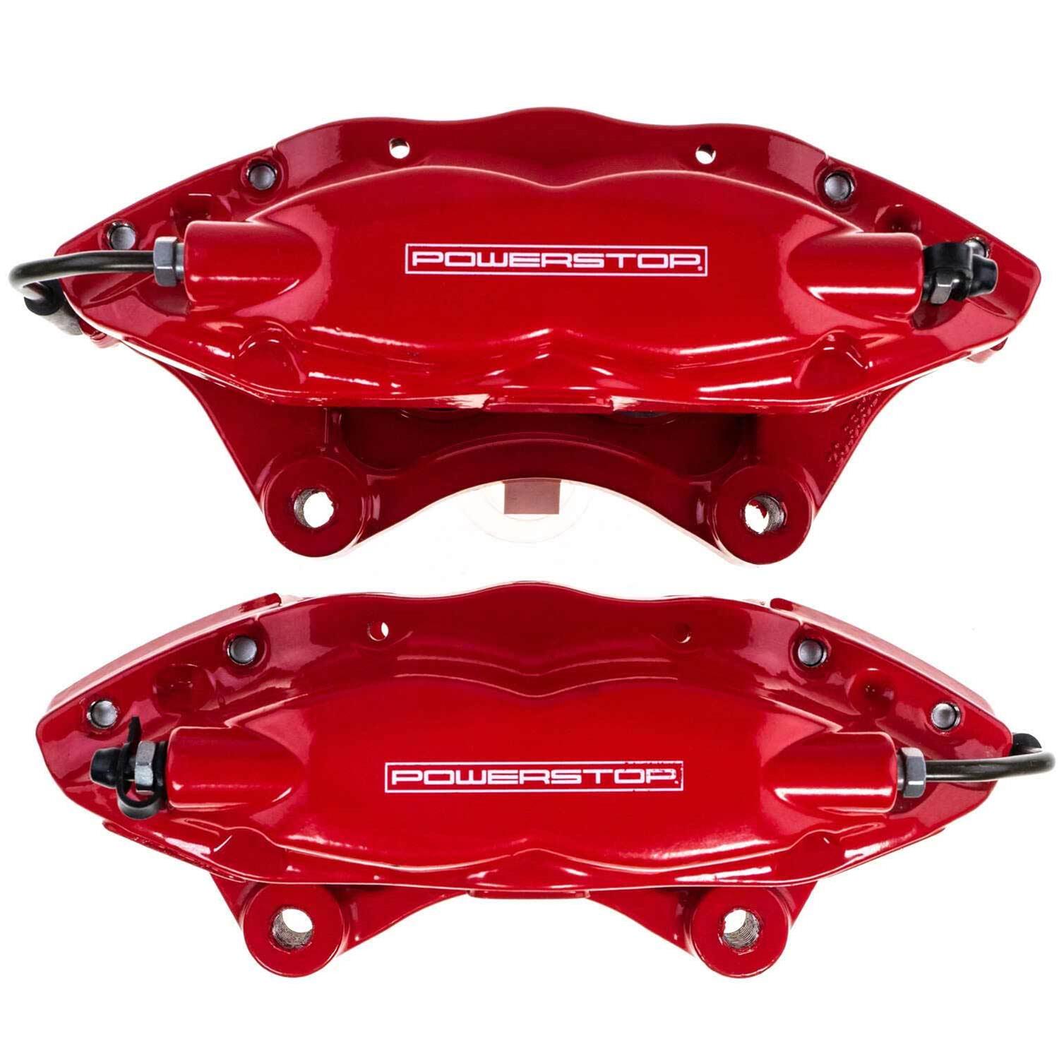 PowerStop Rear Red Caliper Pair | 2009–2015 Cadillac CTS (S5114)