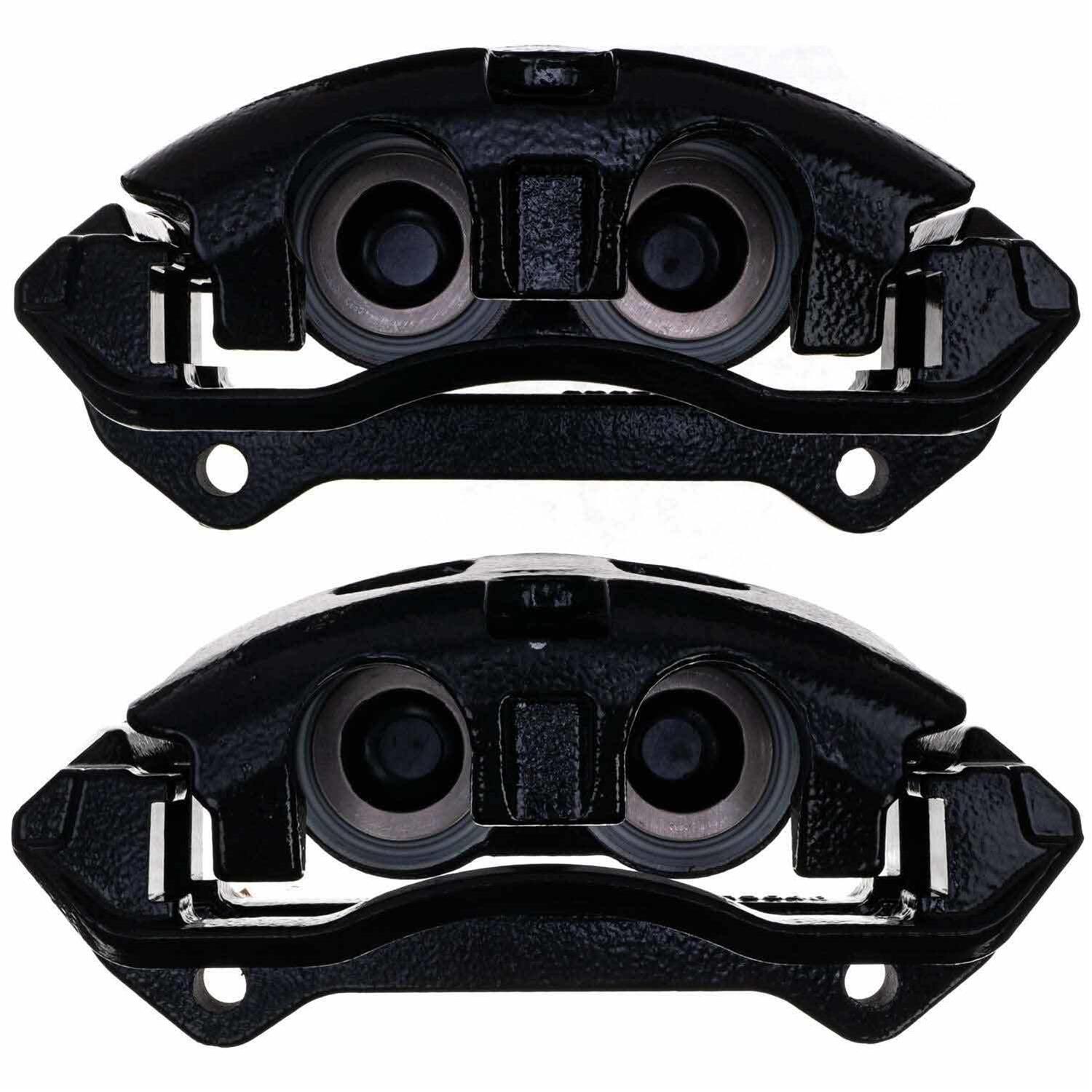 PowerStop Performance Powdercoated Brake Calipers for 2010-2021 EXPEDITION, NAVIGATOR, 2010-2011 F-150 - S5236BLK Disc Caliper, Performance, Cast Iron, Black Powdercoated, 2-Piston, Ford, Lincoln, Front, Pair thumbnail 3