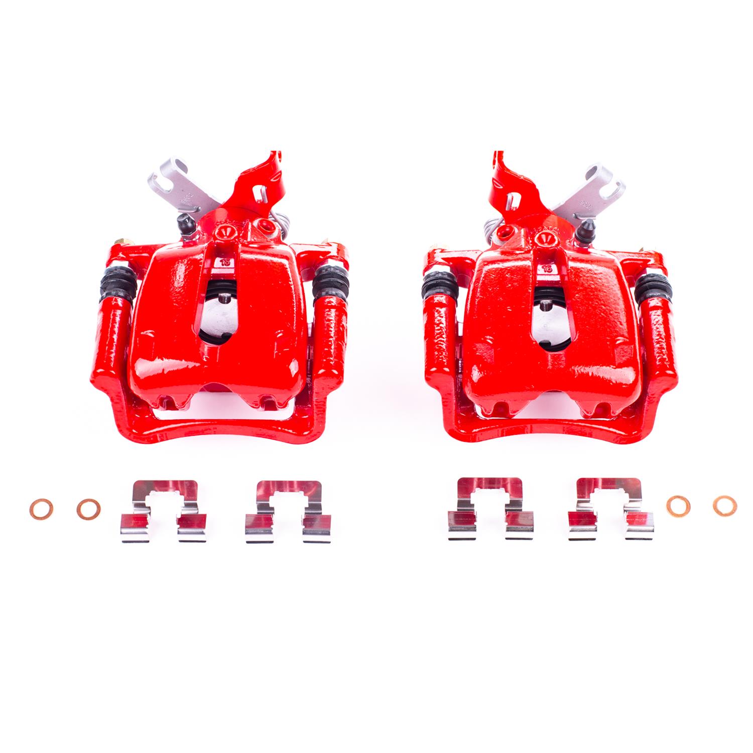 PowerStop Z23 Evolution Sport Brake Upgrade Kits with Calipers KC5523 Disc Kit, Upgrade, Front and Rear, Cross-Drilled/Slotted Surface, Buick, Chevrolet, Saab, Kit thumbnail 5