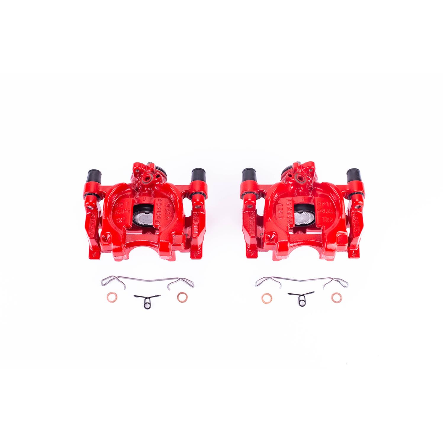 PowerStop Front Red Calipers | 2015–2018 Audi Q3 (S6156) main image 1