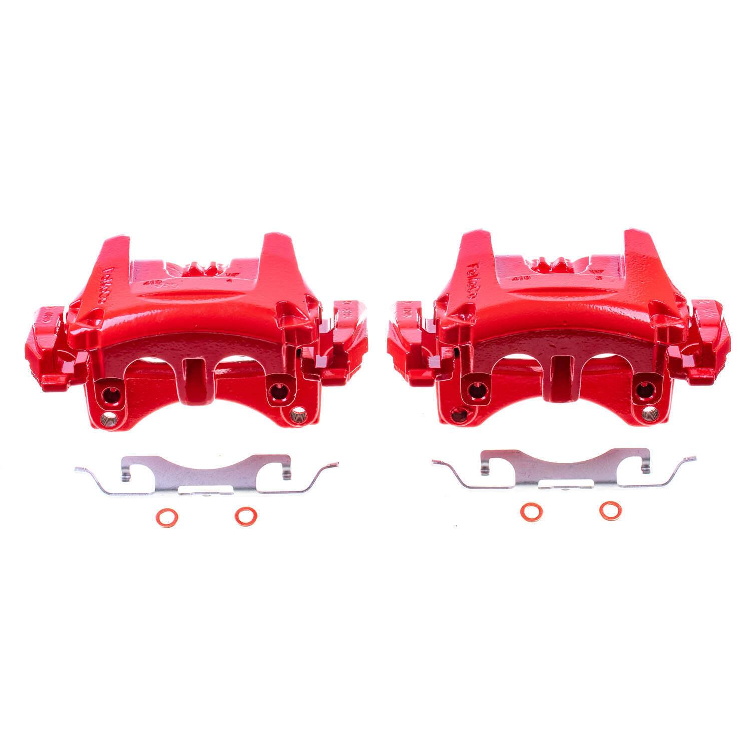 Power Stop S5502 Power Stop Performance Powdercoated Brake Calipers ...