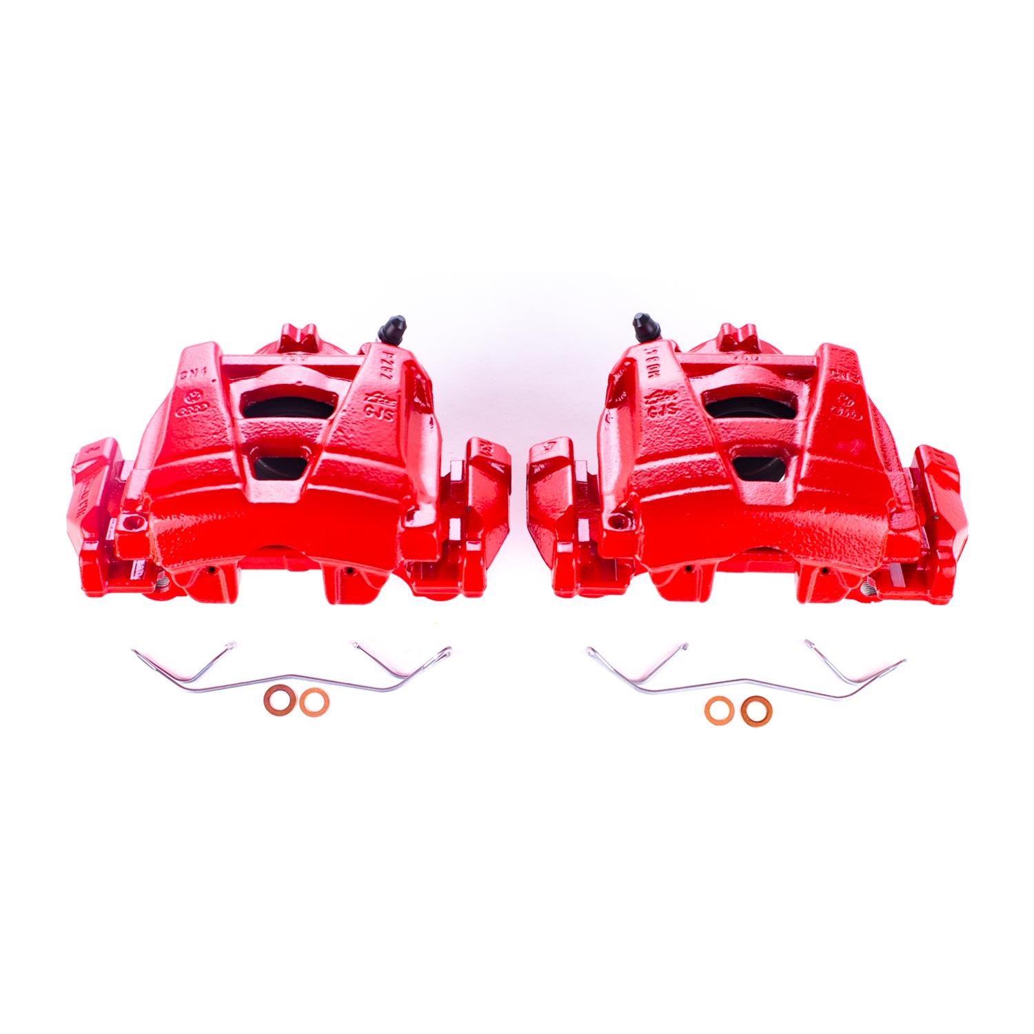PowerStop Z23 Evolution Sport Brake Upgrade Kits with Calipers KC2963 Disc Kit, Upgrade, Front, Cross-Drilled/Slotted Surface, Audi, Volkswagen, Kit thumbnail 5