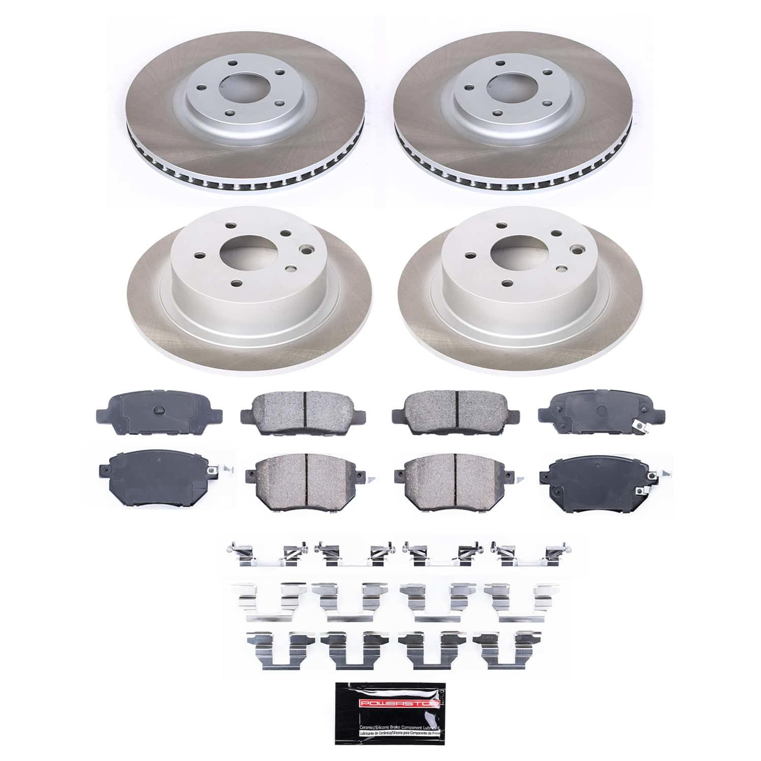 Power Stop 05-06 Nissan Altima Front and Rear Semi-Coated Rotor Kit (1x psbSC091, 1x psbSC098) thumbnail 6